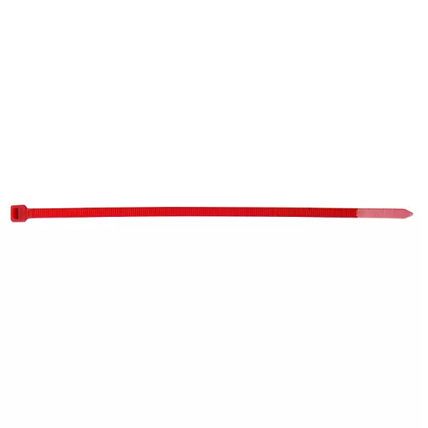 Durite 0-002-15 - Cable Ties Nylon 200mmx 4.8mm Red Pk100