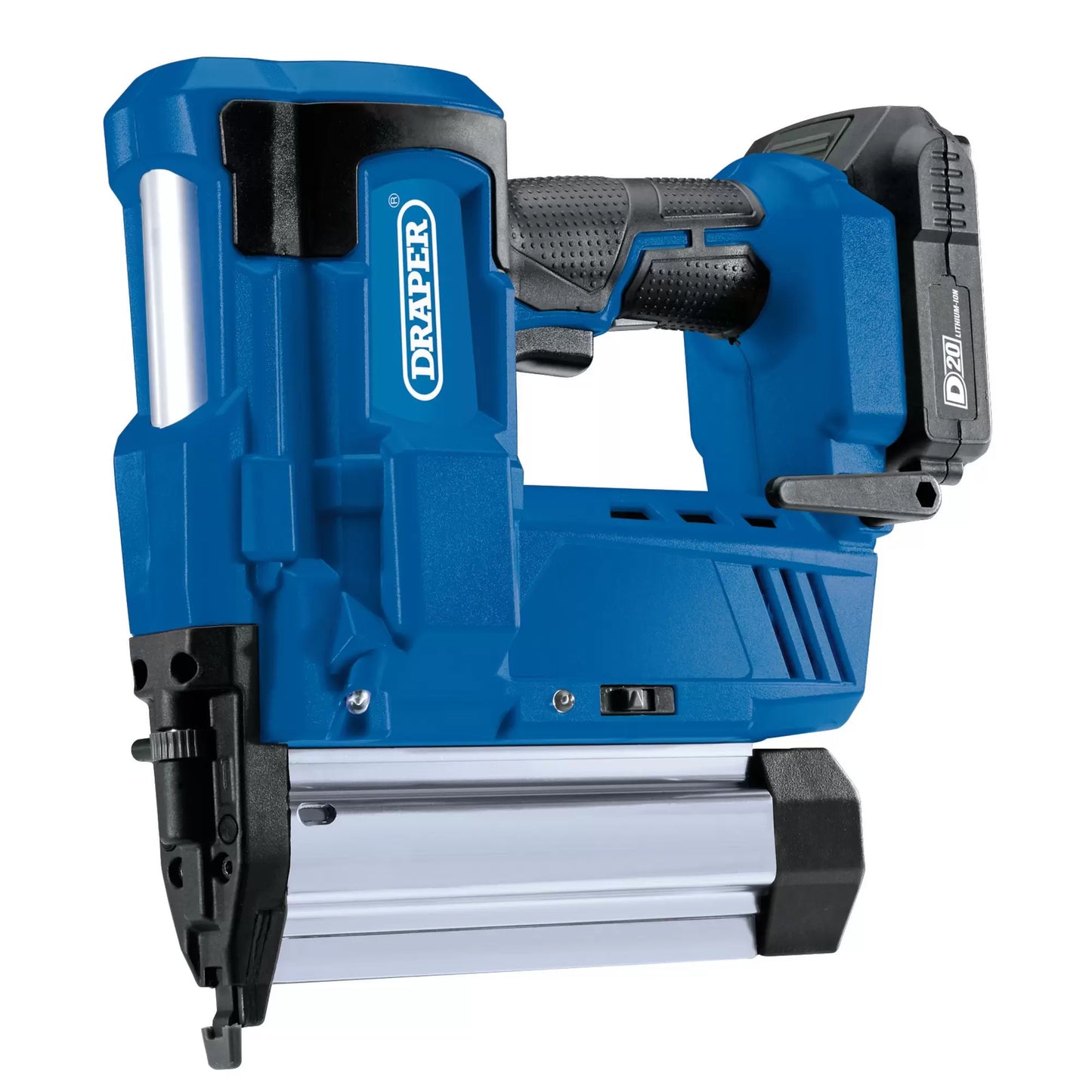 Draper Tools - 00646 - D20 20V Nailer/Stapler, 1 x 2.0Ah Battery, 1 x Charger