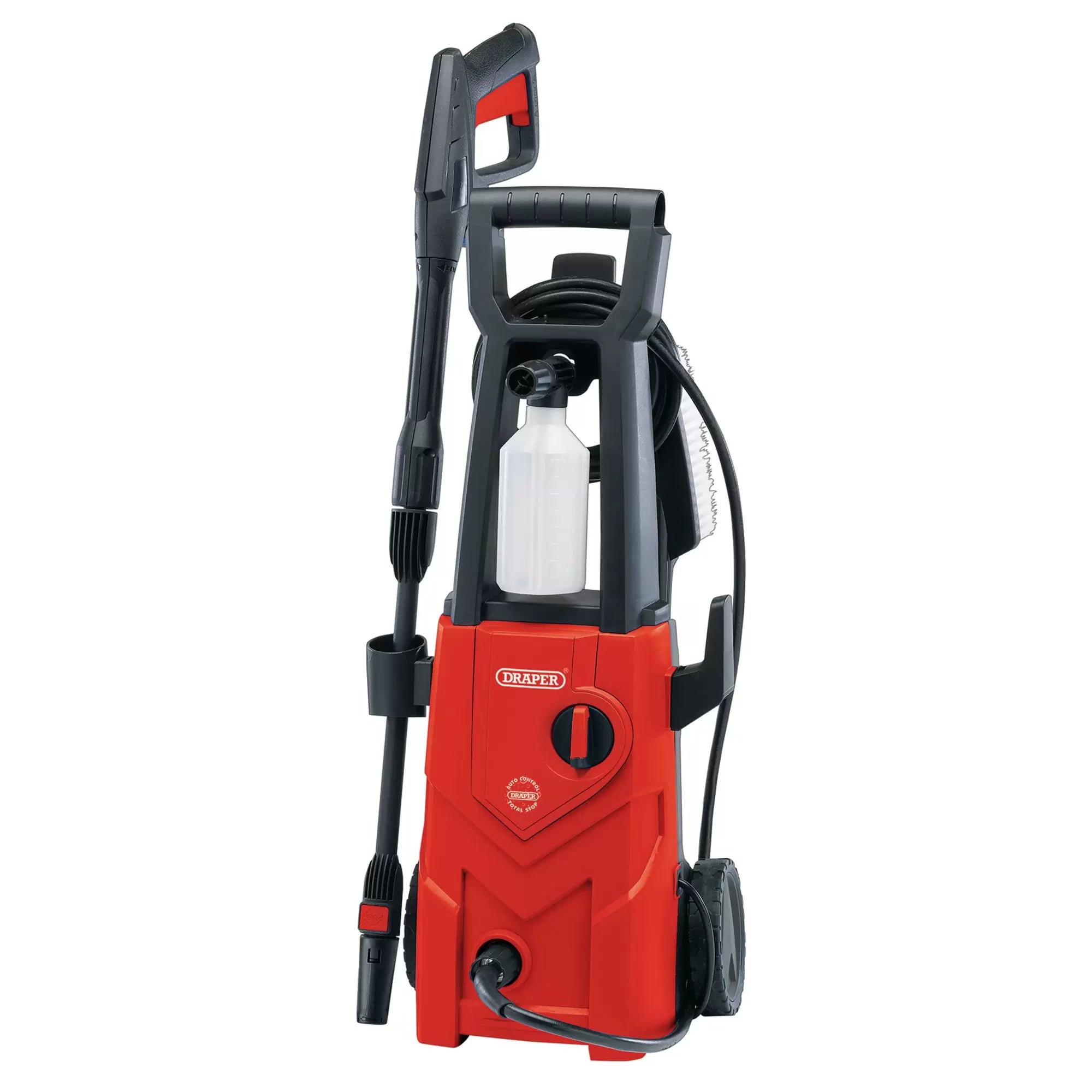 Draper Tools - 00786 - 230V Pressure Washer, 1600W, 135Bar, Red