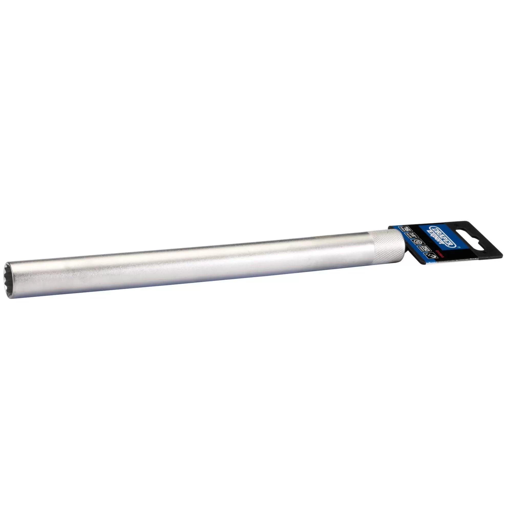 Draper Tools - 01064 - Spark Plug Socket, 3/8" Sq. Dr., 250 x 16mm