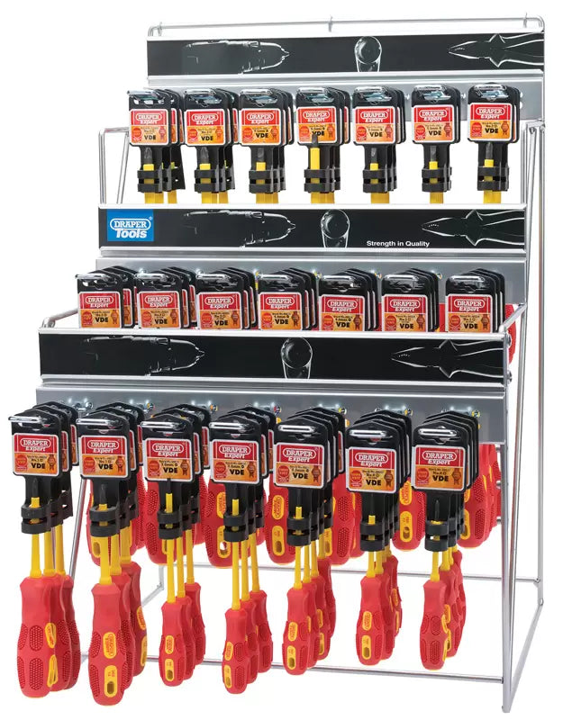 Draper Tools - 02060 - Dispenser with 48 x 960 VDE Insulated Screwdrivers