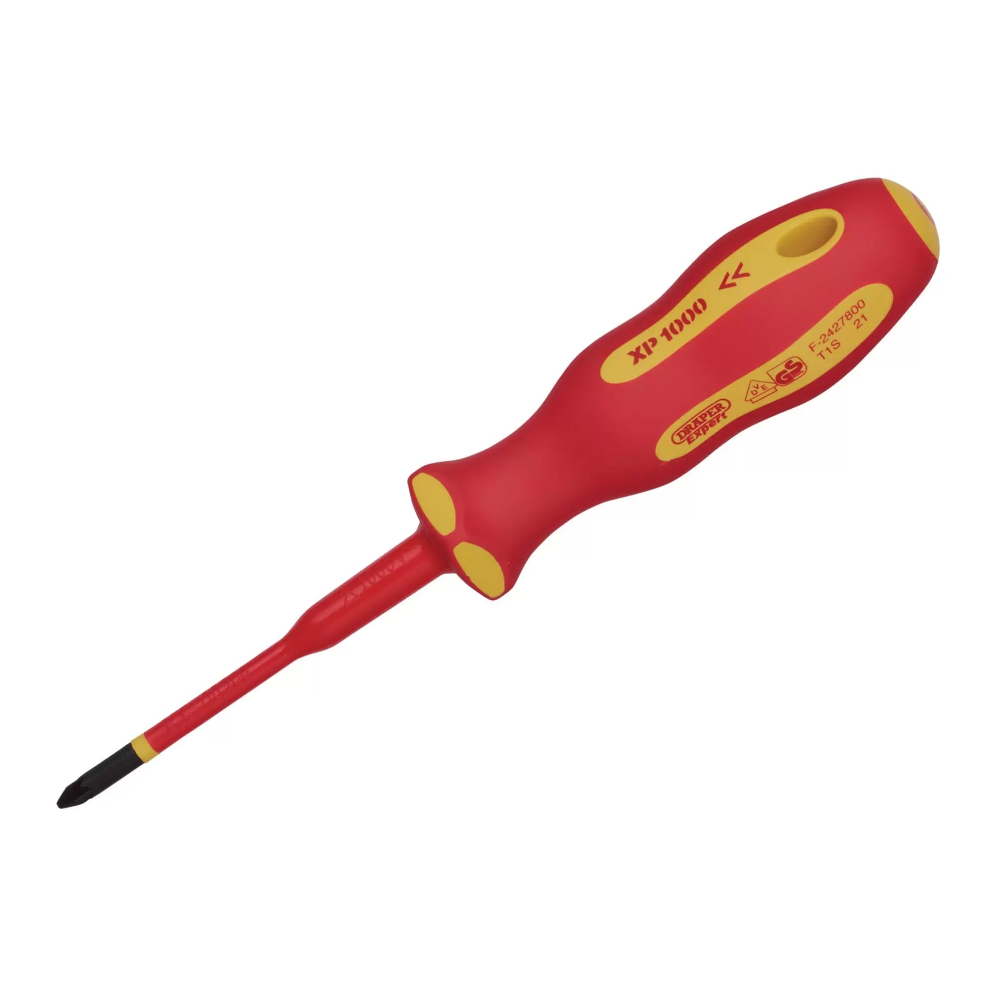 Draper Tools - 02165 - XP1000® VDE Slimline PZ Type Screwdriver, No.1 x 80mm