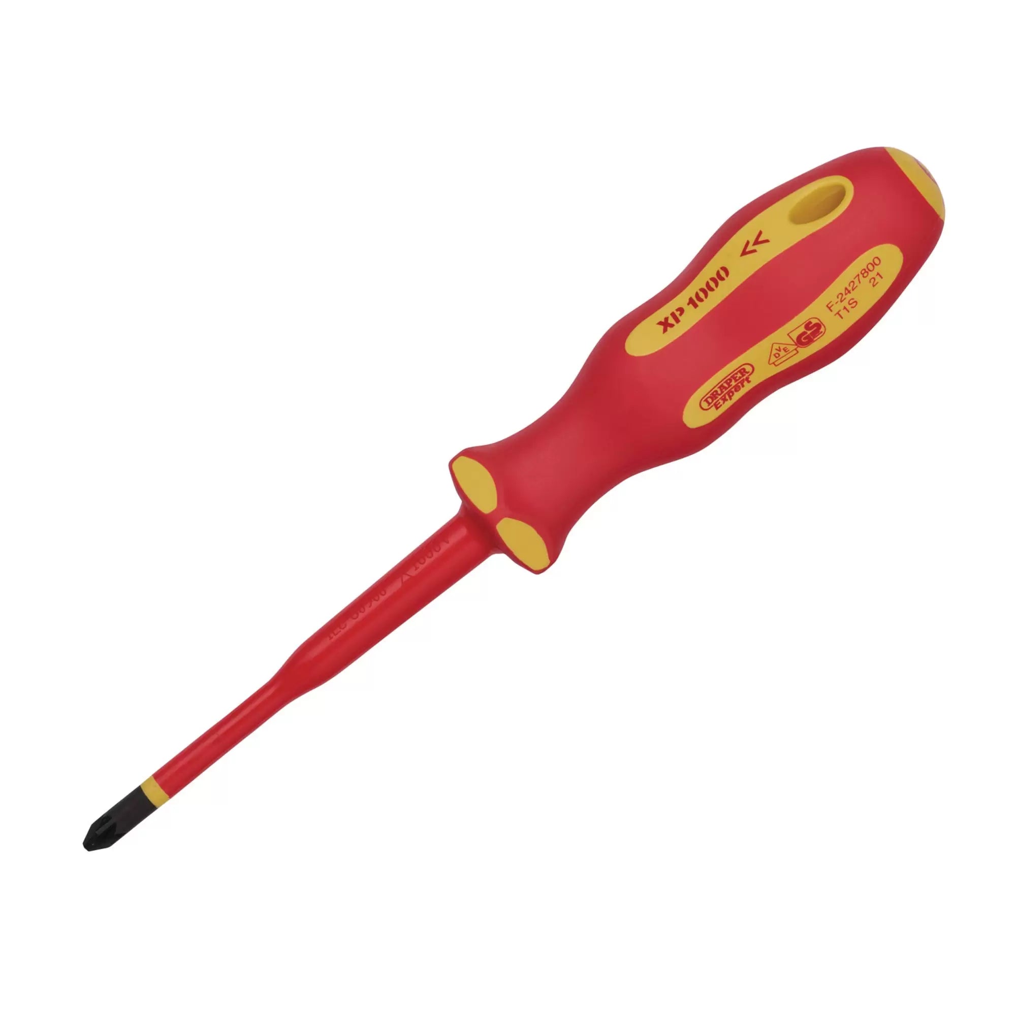 Draper Tools - 02166 - XP1000® VDE Slimline PZ Type Screwdriver, No.2 x 100mm
