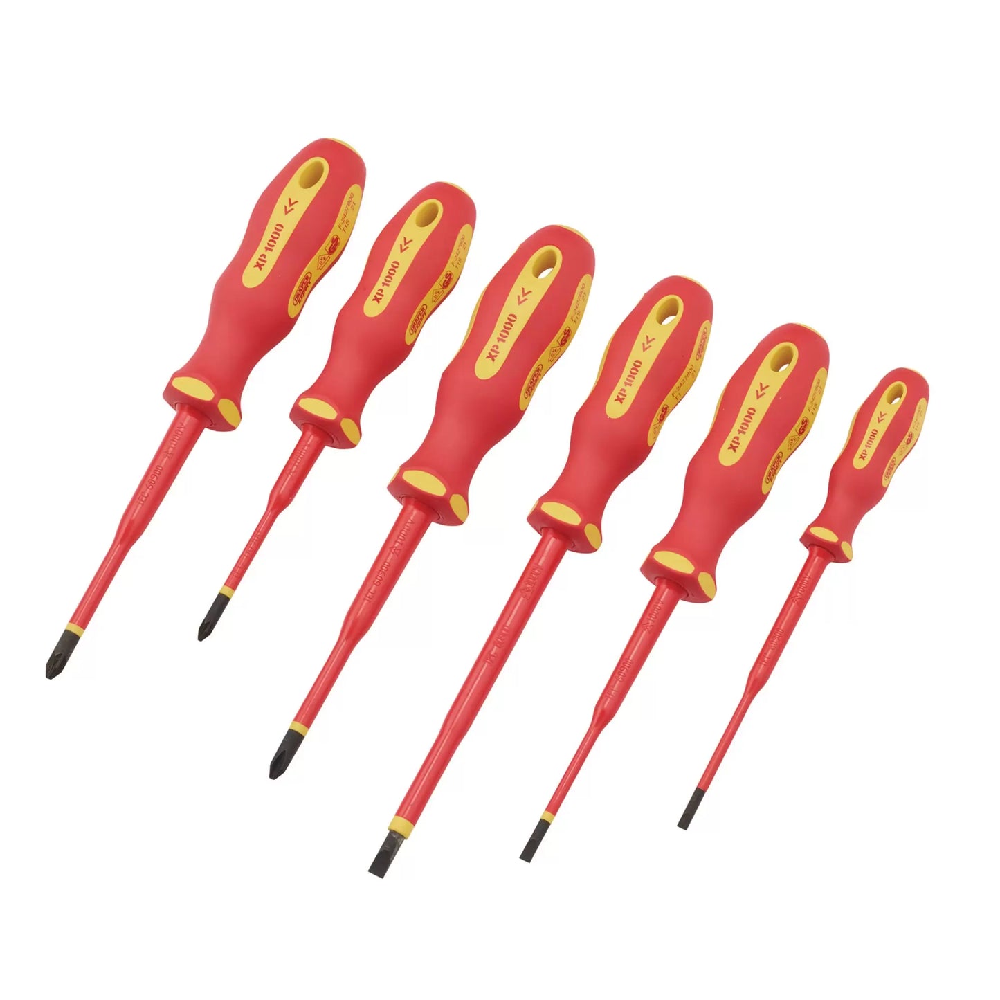 Draper Tools - 02167 - XP1000® VDE Slimline Screwdriver Set (6 Piece)