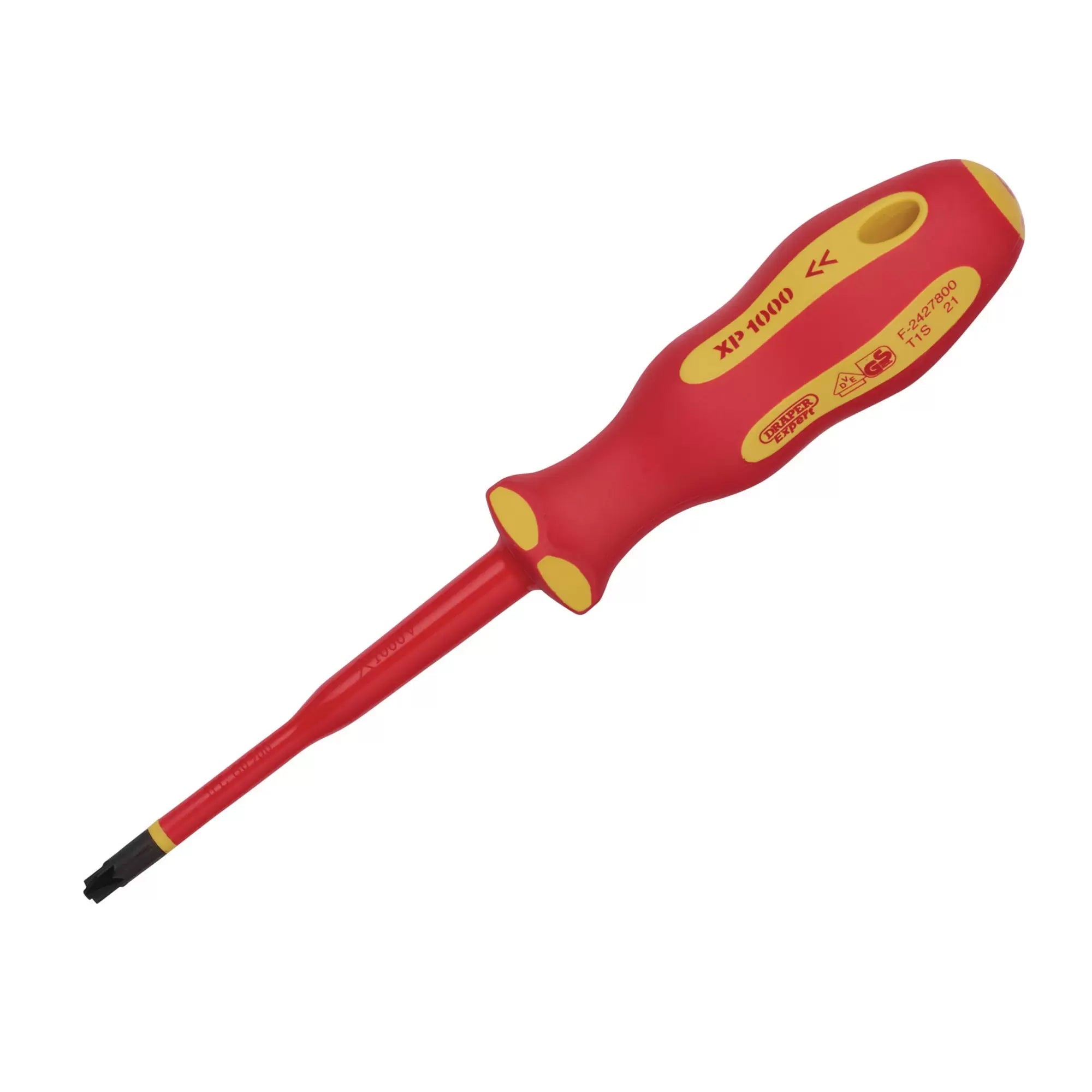 Draper Tools - 02256 - XP1000® VDE PZ/SL Type Slimline Screwdriver, No.2 x 100mm