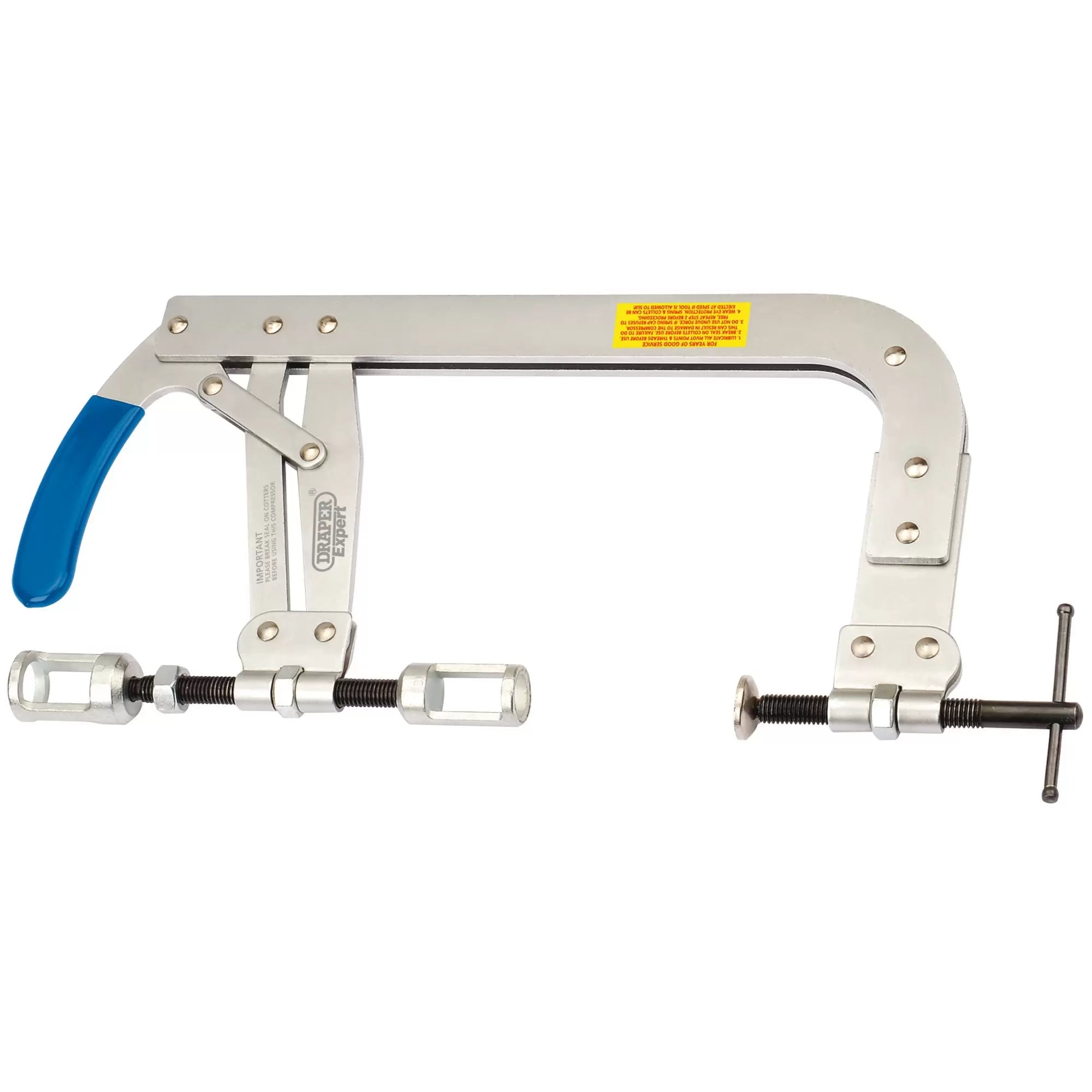 Draper Tools - 02325 - Draper Expert Valve Heavy Duty Spring Compressor, 35 - 142mm Capacity