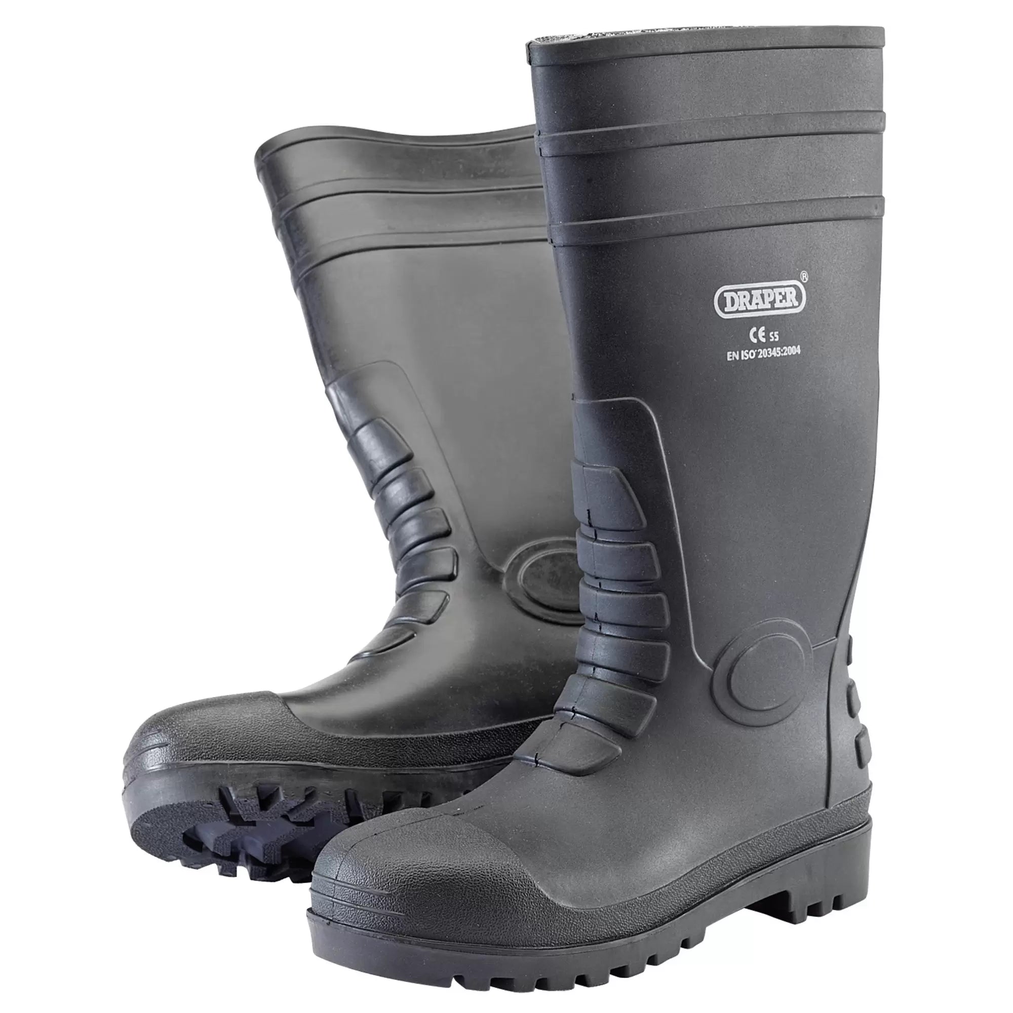 Draper Tools - 02698 - Safety Wellington Boots, Size 8, S5
