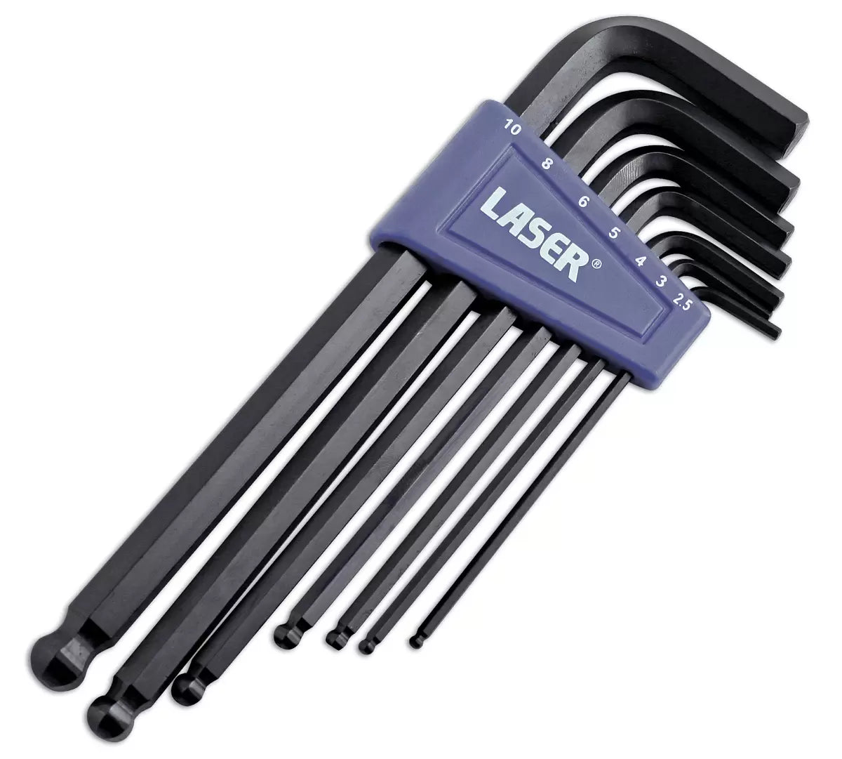Laser - 0272 - Ball End Hex Key Set 7pc