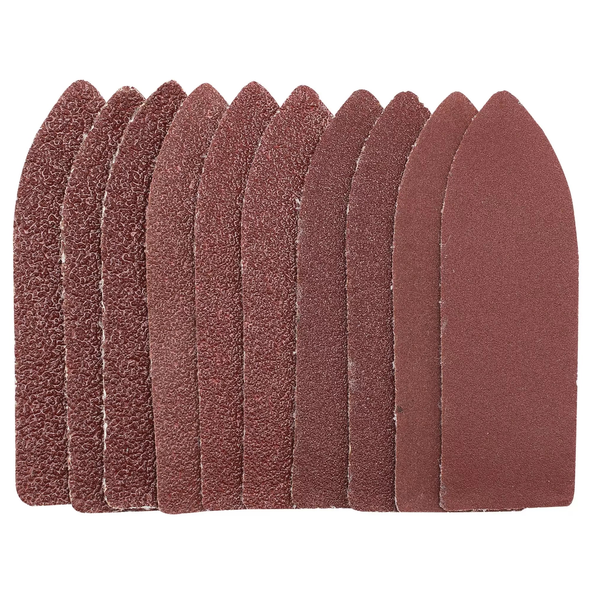 Draper Tools - 02930 - Assorted Grit Hook and Loop Finger Sheets, 67 x 67 x 22mm (Pack of 10)