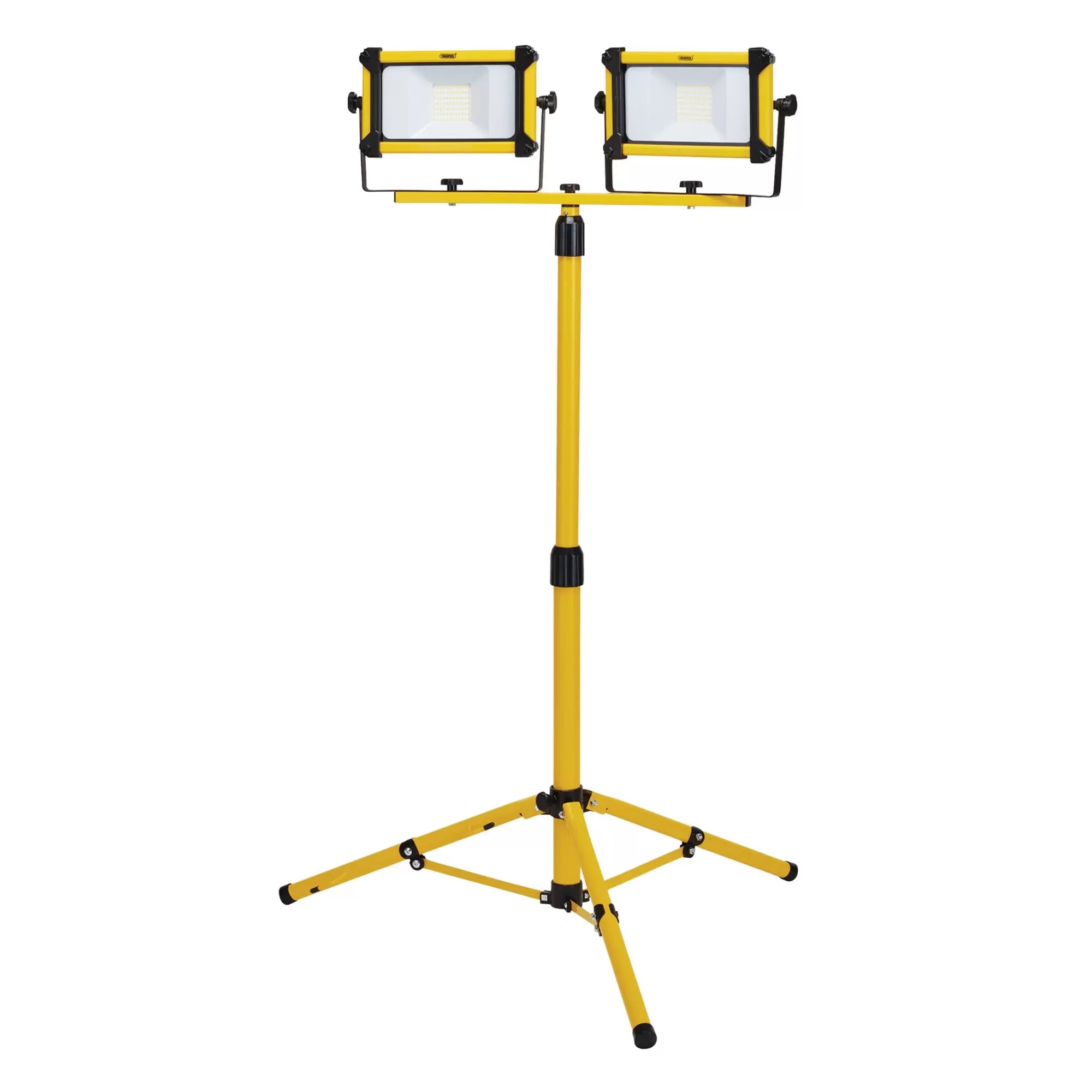 Draper Tools - 03201 - 110V SMD LED Tripod Site Light, 2 x 20W, 4400 Lumens