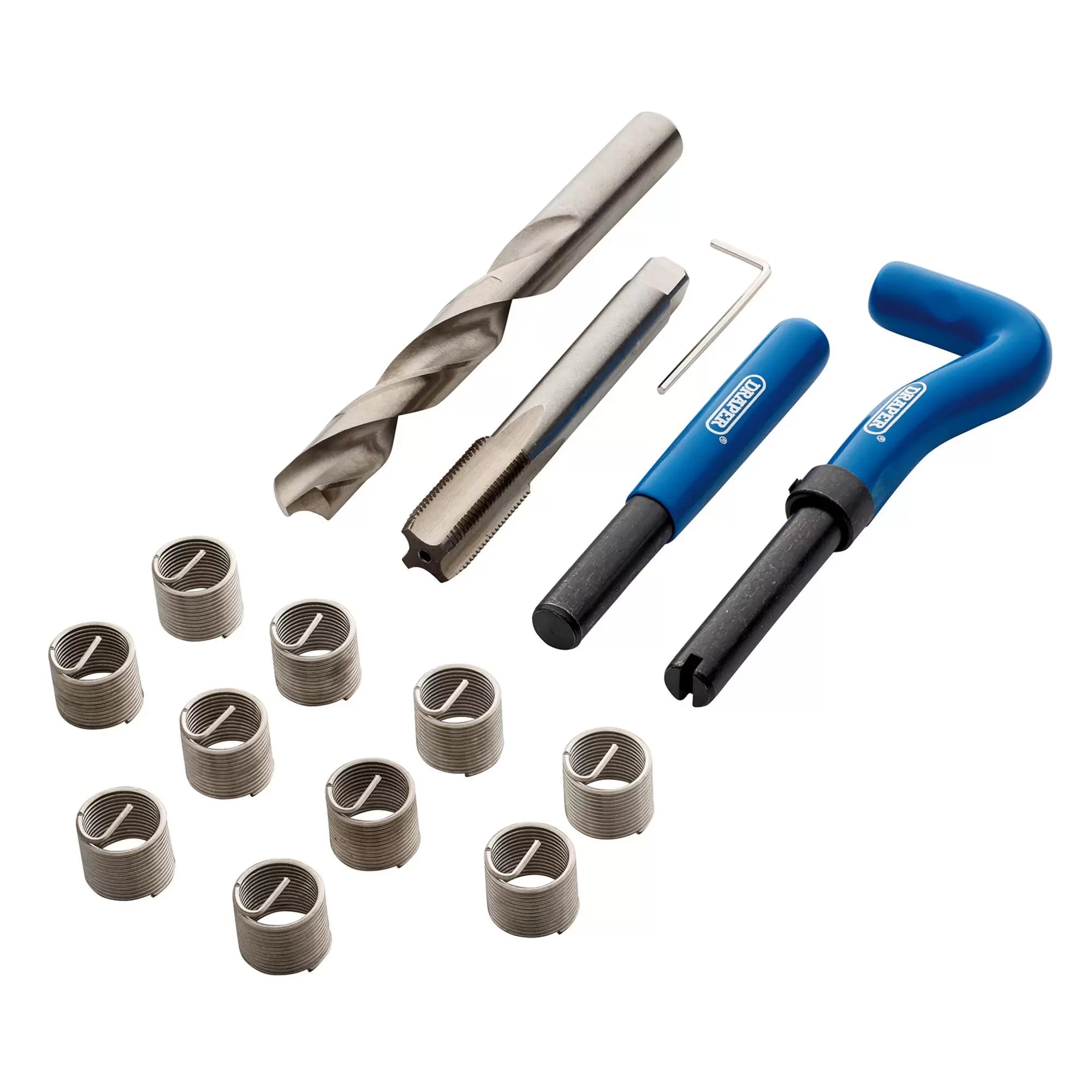 Draper Tools - 03711 - Metric Thread Repair Kit, M14 x 1.25 (15 Piece)