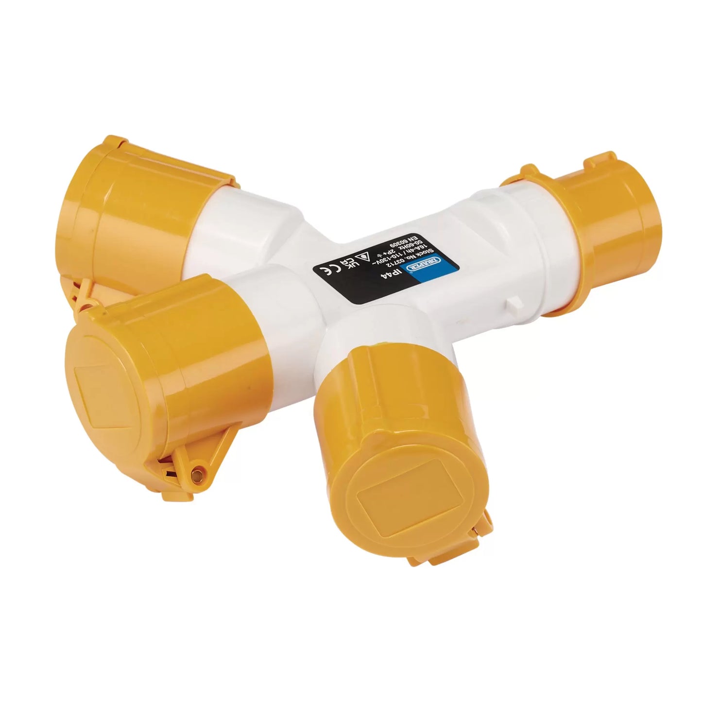 Draper Tools - 03712 - 110V 3-Way Splitter, 16A
