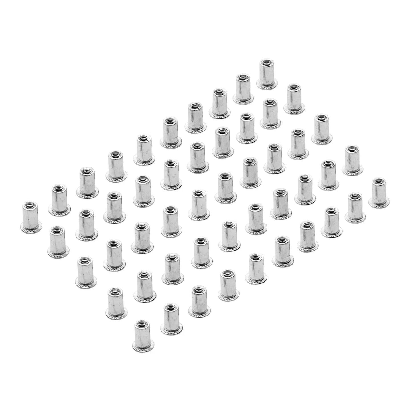 Draper Tools - 04051 - Zinc Plated Threaded Insert Rivet Nuts, M4 x 0.7mm (Pack of 50)