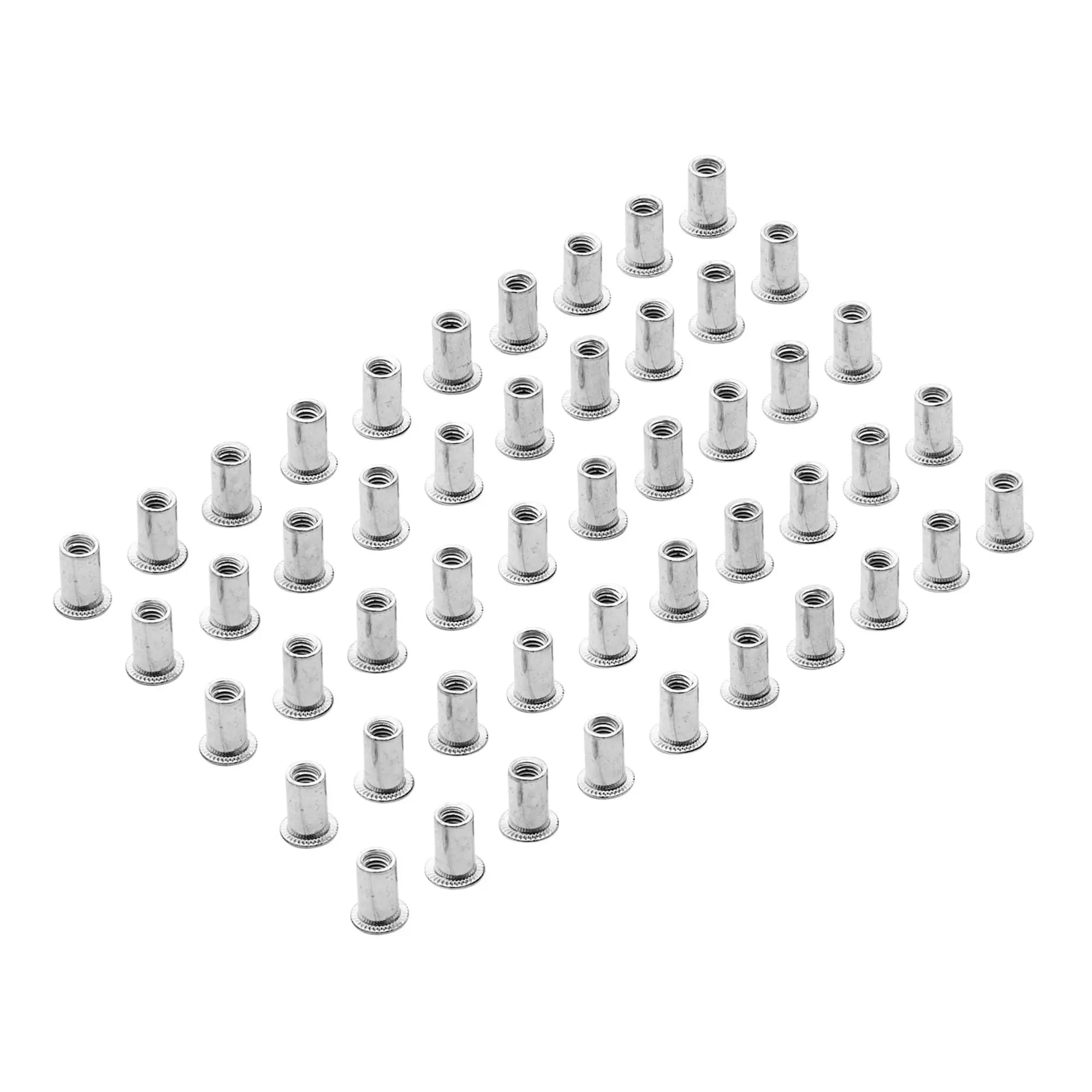 Draper Tools - 04051 - Zinc Plated Threaded Insert Rivet Nuts, M4 x 0.7mm (Pack of 50)