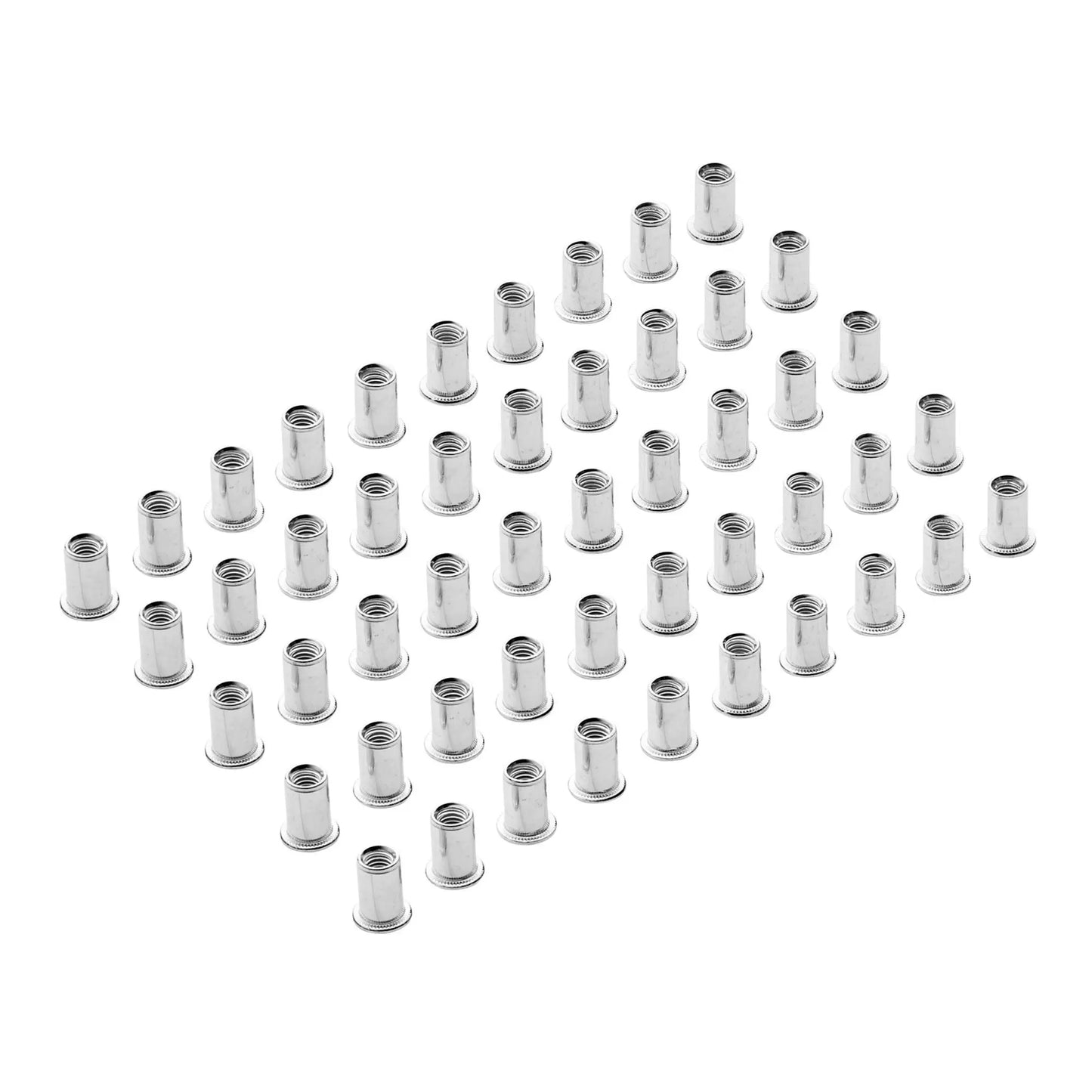 Draper Tools - 04053 - Zinc Plated Threaded Insert Rivet Nuts, M6 x 1.0mm (Pack of 50)