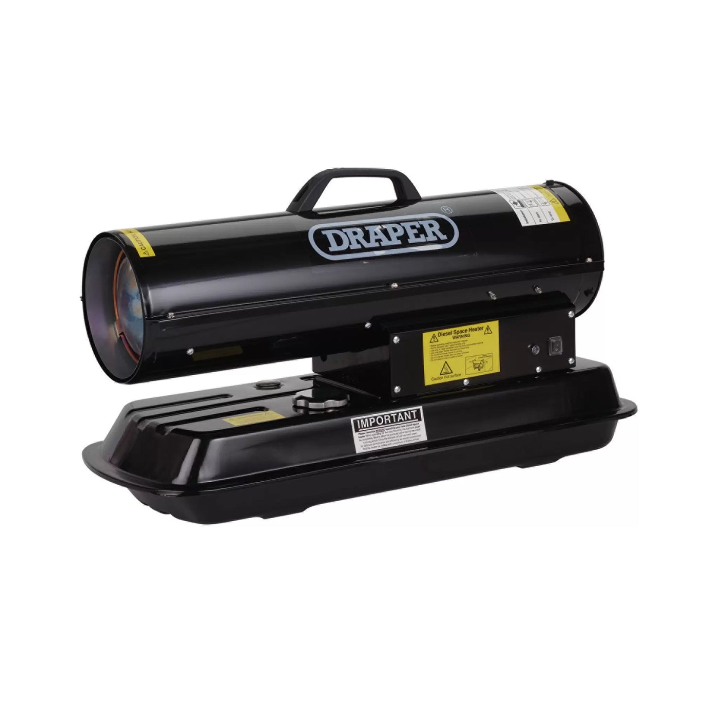 Draper Tools - 04174 - 230V Diesel and Kerosene Space Heater, 51,200 BTU/15kW