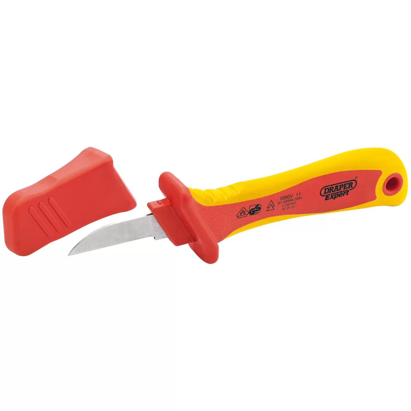 Draper Tools - 04615 - Draper Expert VDE Approved Fully Insulated Cable Knife, 200mm