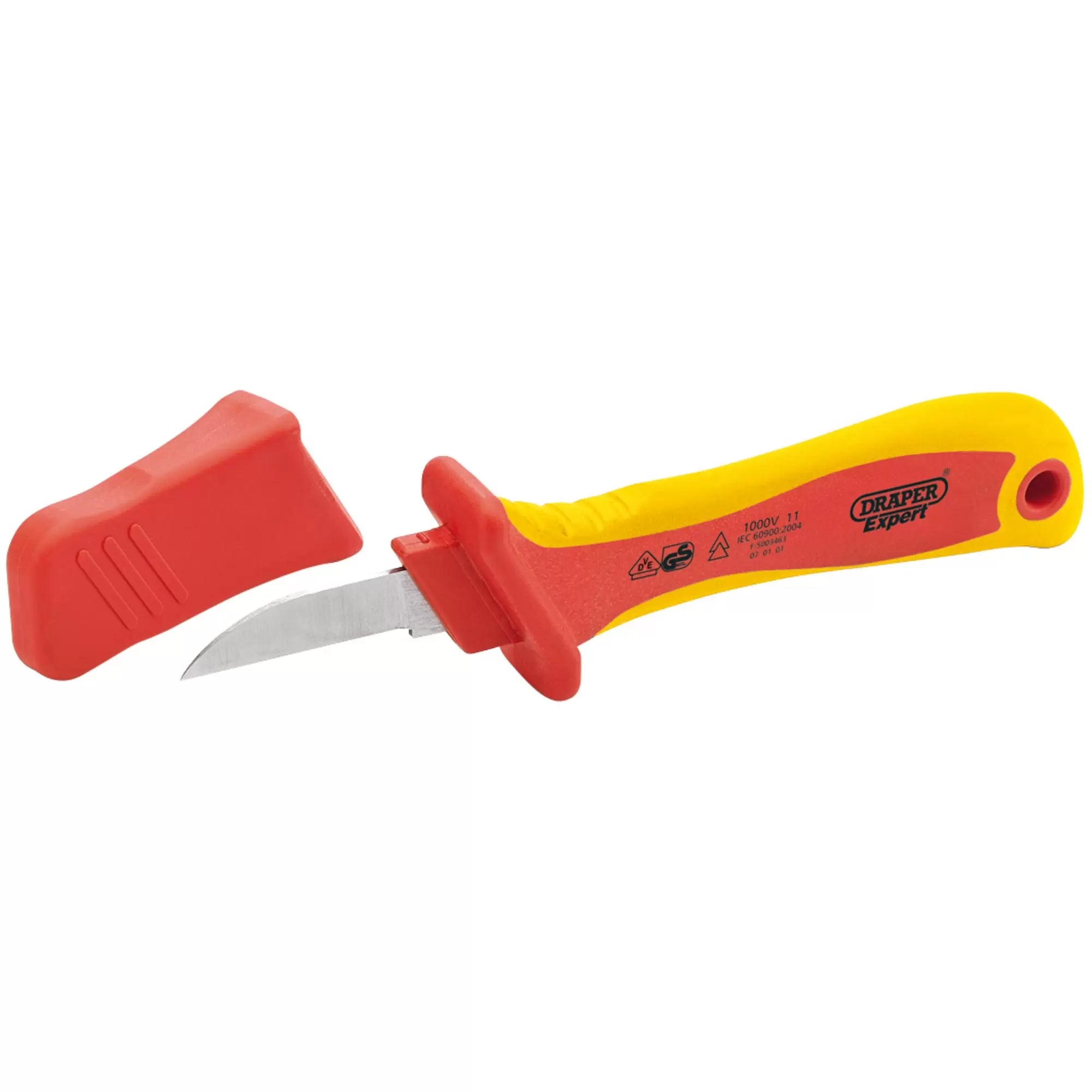 Draper Tools - 04615 - Draper Expert VDE Approved Fully Insulated Cable Knife, 200mm