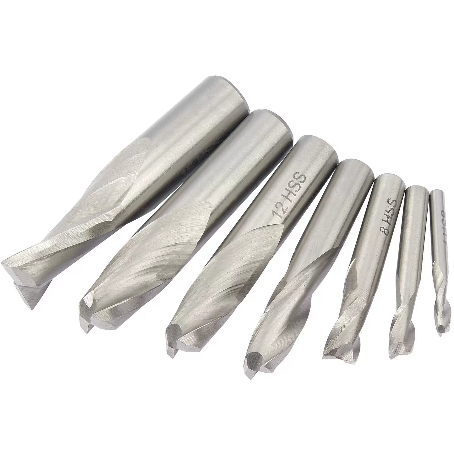 Draper Tools - 04663 - HSS End Mill Set Dia. Two Flute, 4 - 16mm