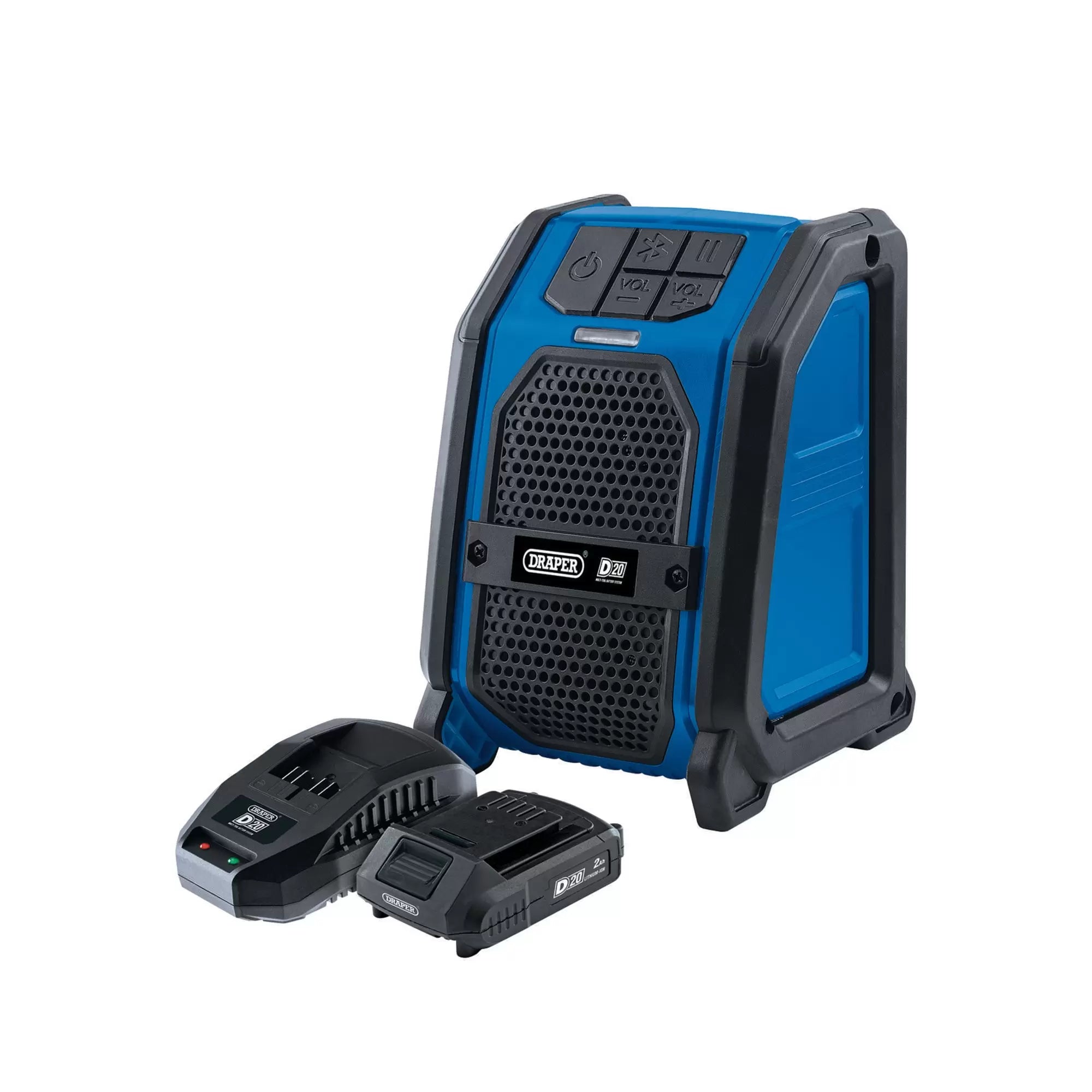 Draper Tools - 04758 - D20 20V Wireless Speaker Kit (3 Piece)
