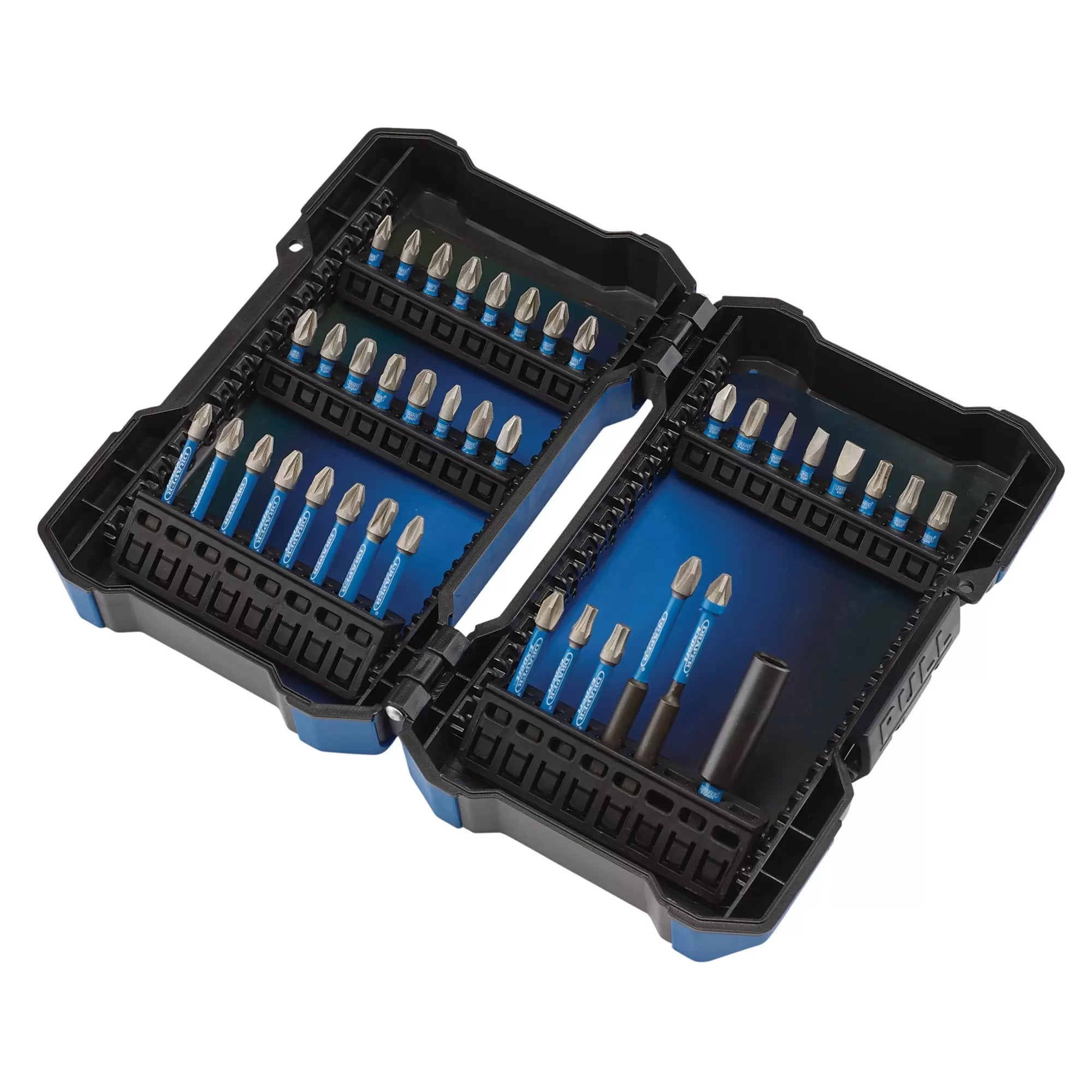 Draper Tools - 04929 - Draper Expert Impact Screwdriver Bit Set, 1/4" Hex (38 Piece)