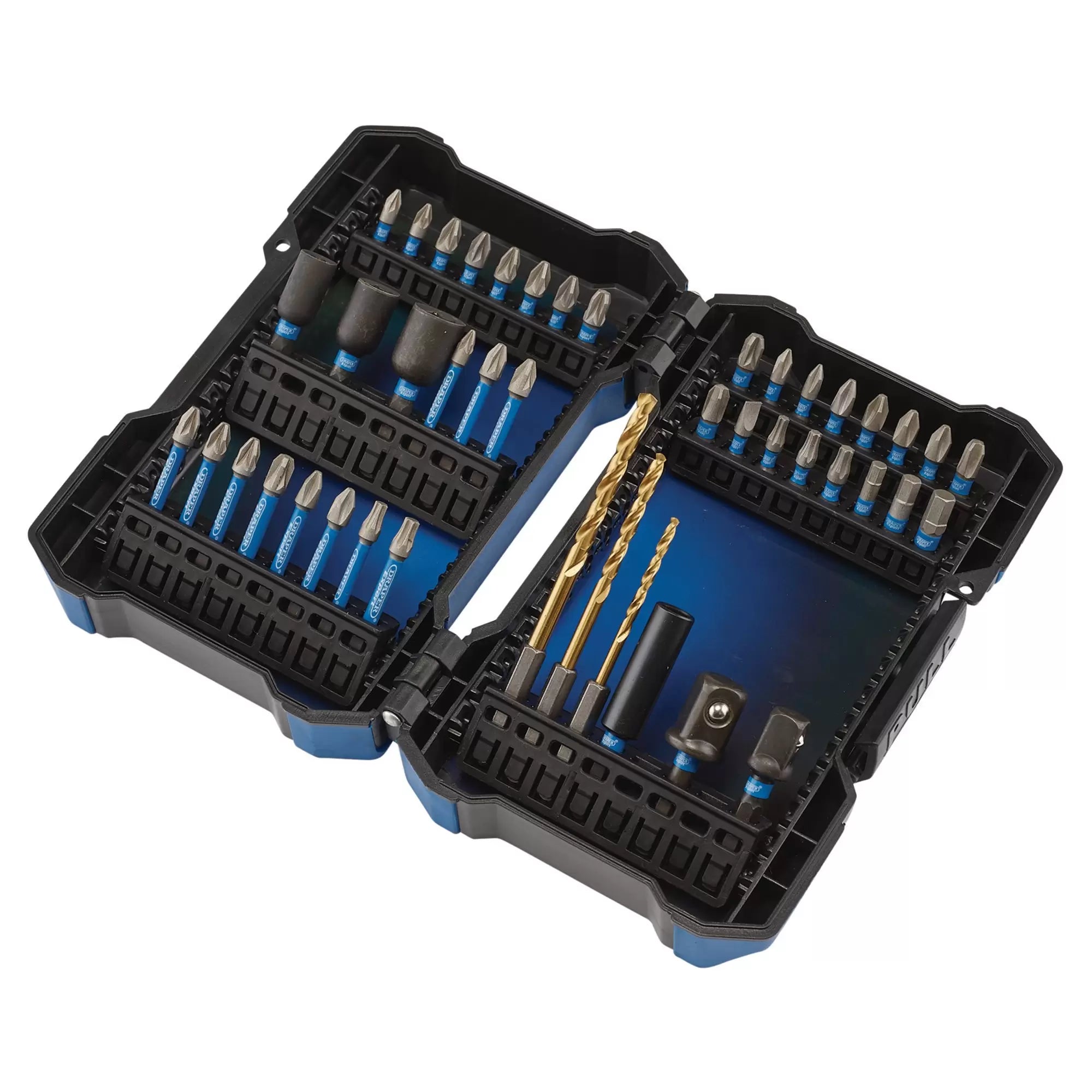 Draper Tools - 04931 - Draper Expert Impact Screwdriver Bit Set, 1/4" Hex (44 Piece)