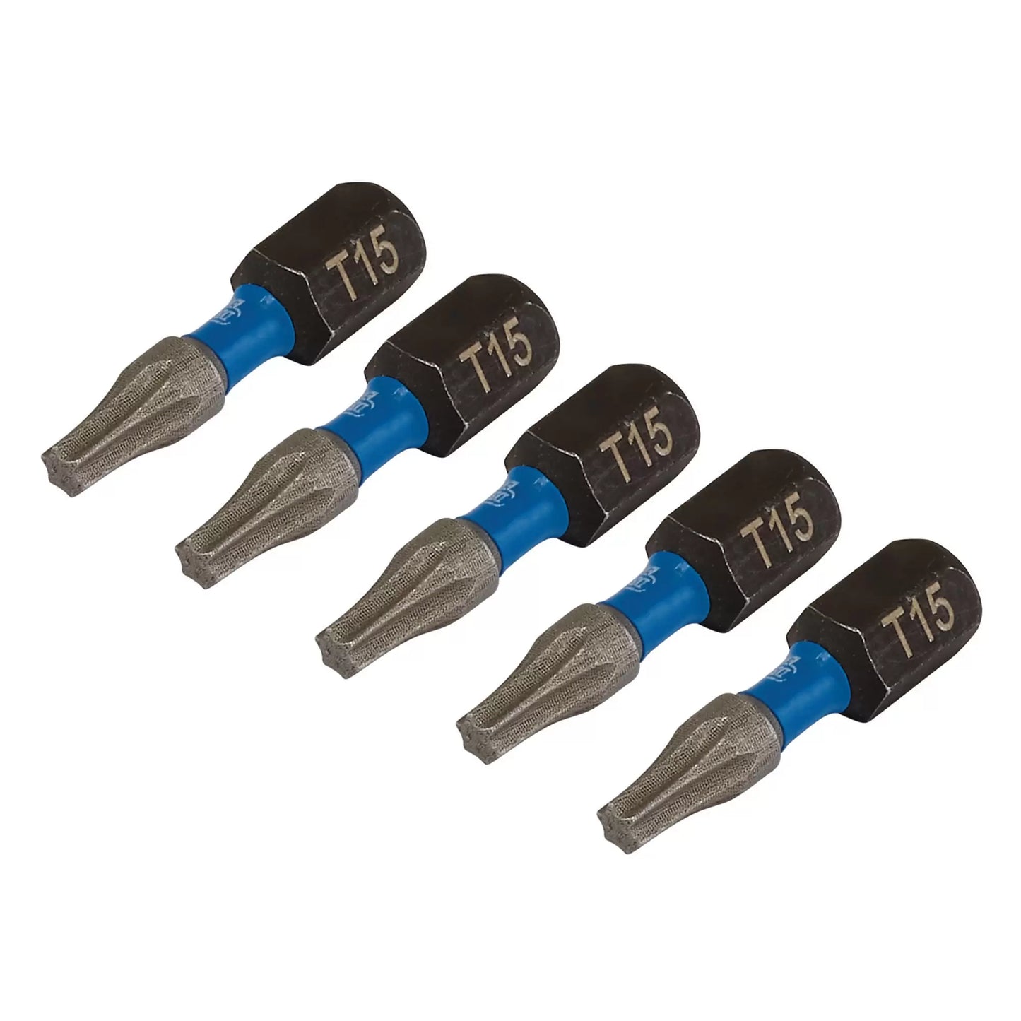 Draper Tools - 05492 - Draper Expert TX-STAR® Impact Screwdriver Bits, T15 x 25mm, 1/4" Hex (Pack of 5)