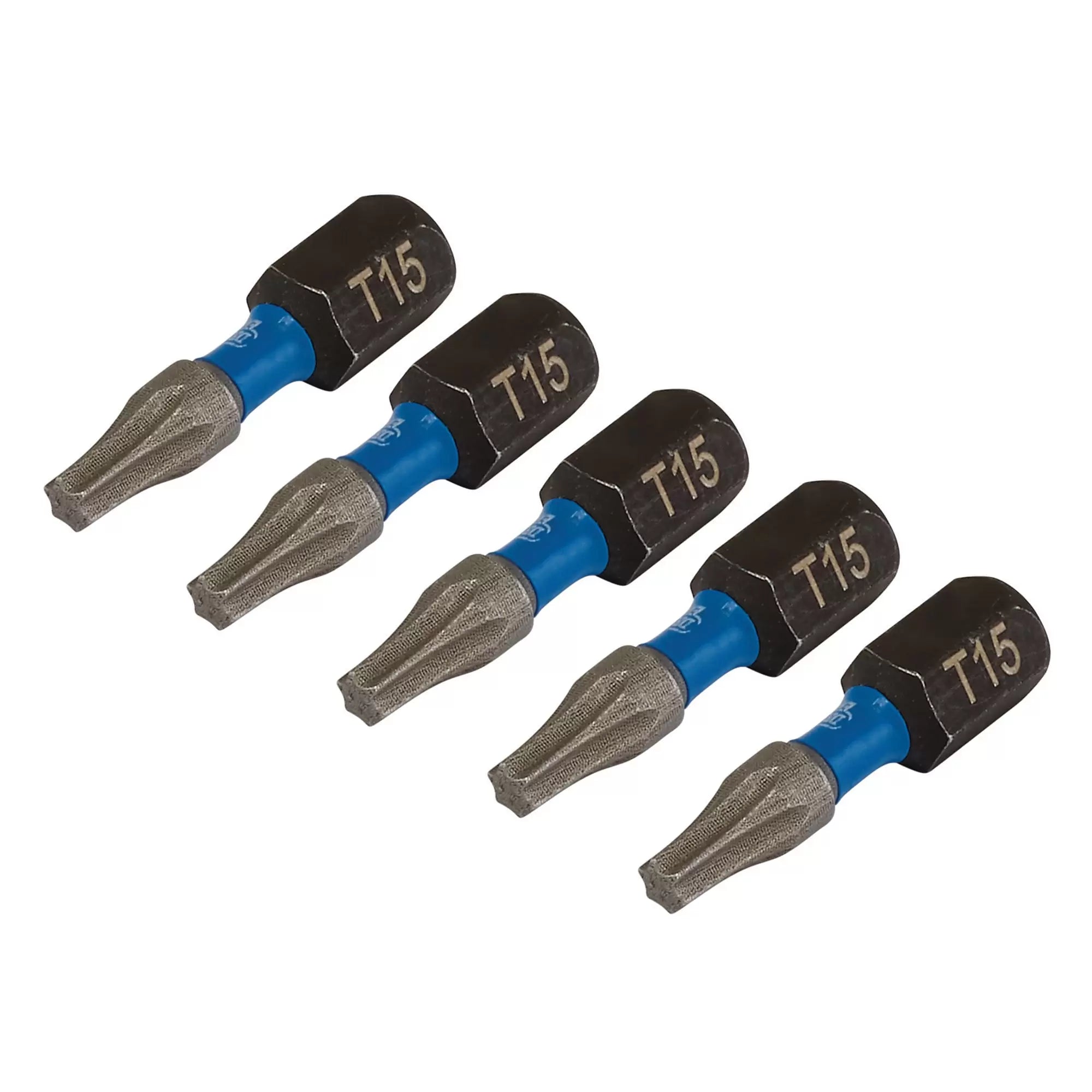 Draper Tools - 05492 - Draper Expert TX-STAR® Impact Screwdriver Bits, T15 x 25mm, 1/4" Hex (Pack of 5)