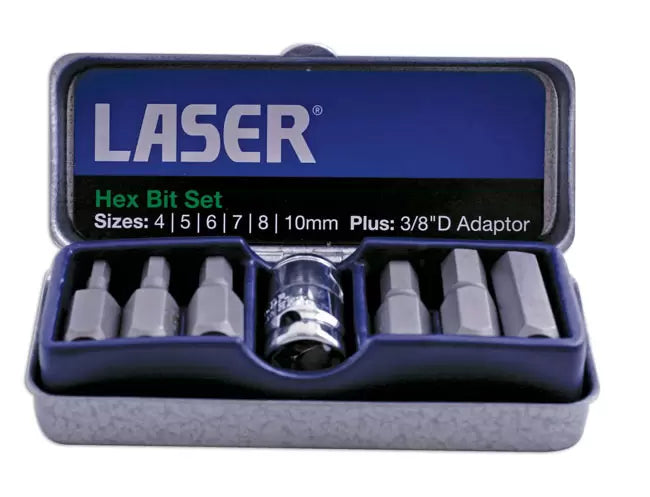 Laser - 0593 - Hex Bit Set 7pc
