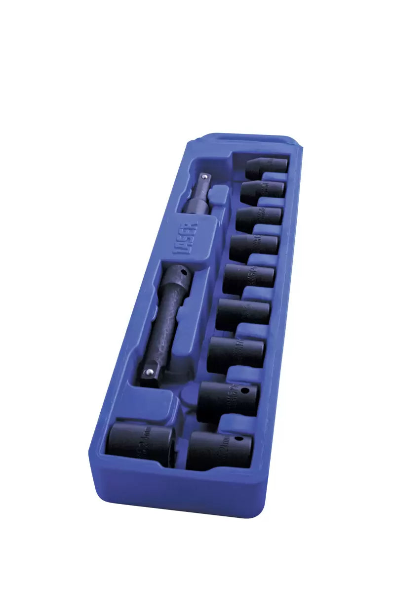 Laser - 0600 - Impact Socket Set 1/2"D 12pc