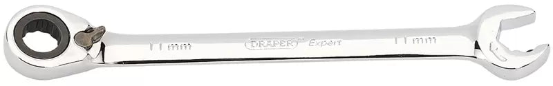 Draper Tools - 06842 - Expert 11mm Draper Expert Hi-Torq® Metric Reversible Double Ratcheting Combination Spanner