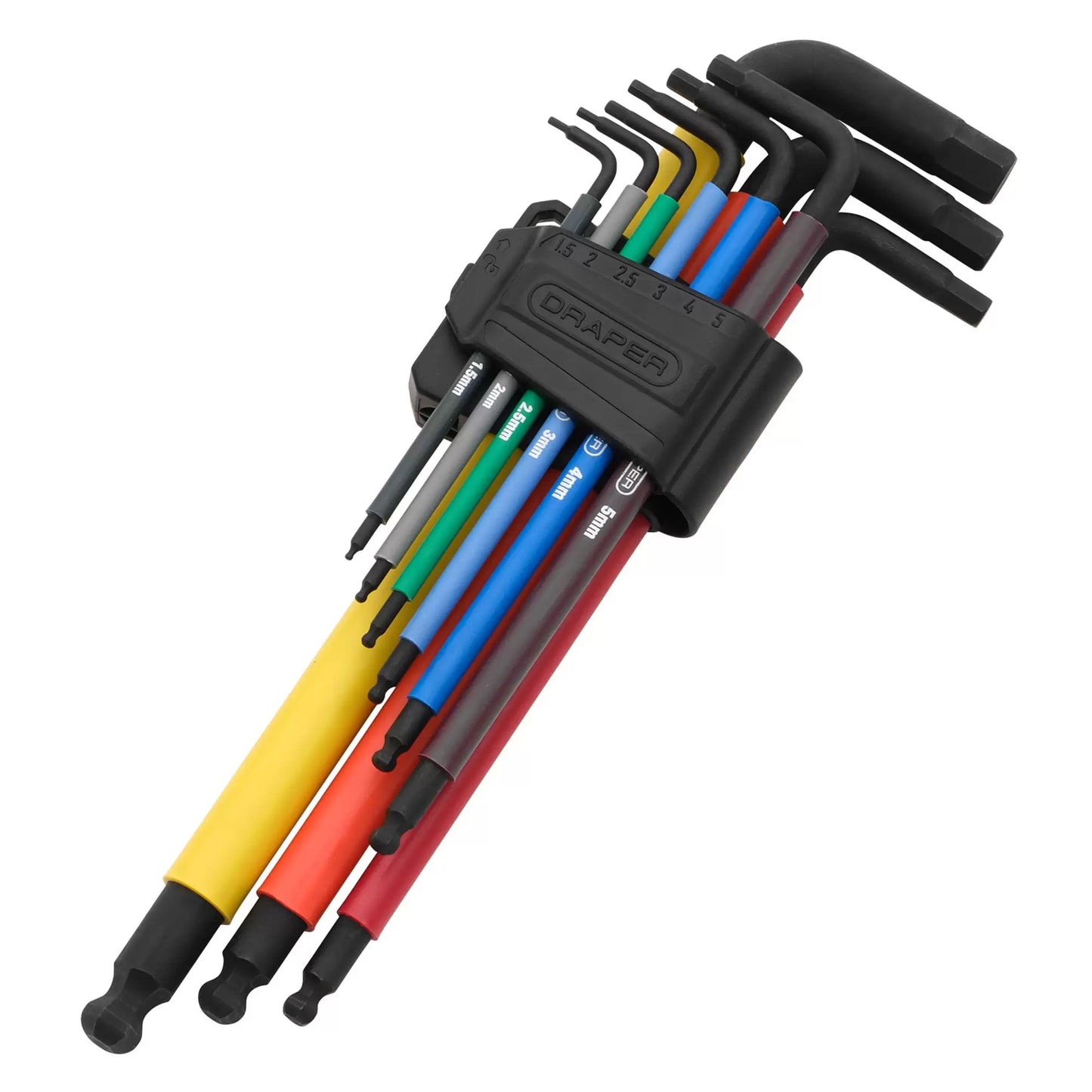 Draper Tools - 07109 - Extra-Long Arm Hex Key Set (9 Piece)