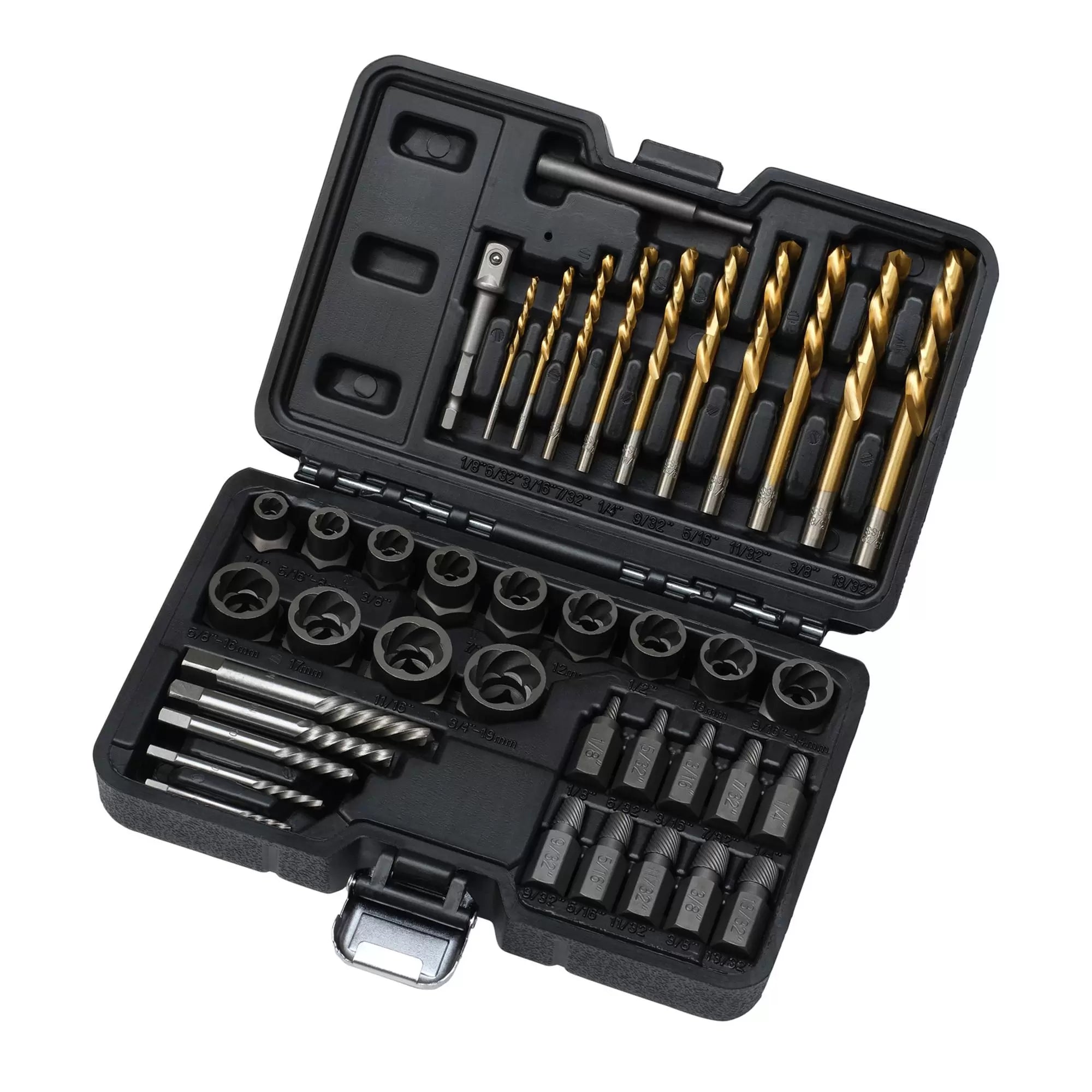 Draper Tools - 07120 - Bolt Nut Stud Screw Extractor Set (40 Piece)