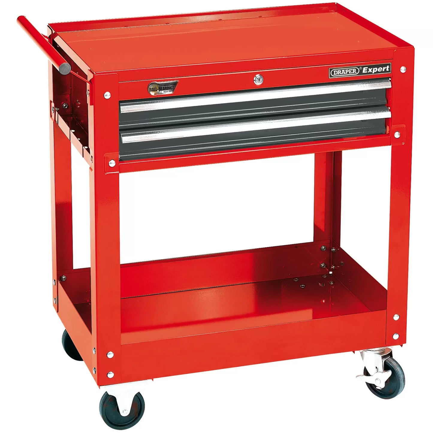 Draper Tools - 07635 - Draper Expert 2 Tier Tool Trolley with Two Drawers