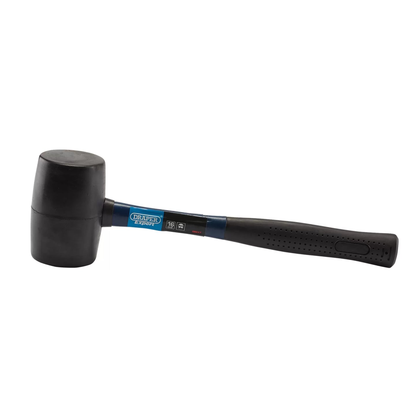 Draper Tools - 08017 - Draper Expert Rubber Mallet with Fibreglass Shaft, 450g/16oz