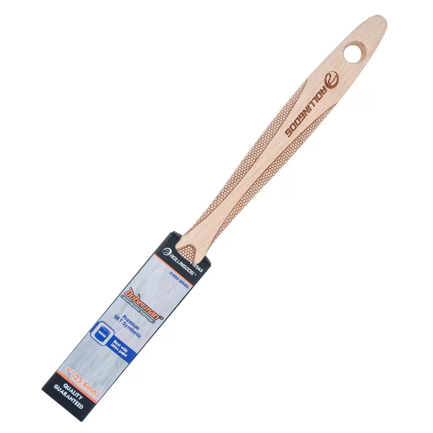 Rollingdog - 08146 - ROLLINGDOG DOBERMAN™ X1000 Series Flat Paint Brush, 1"