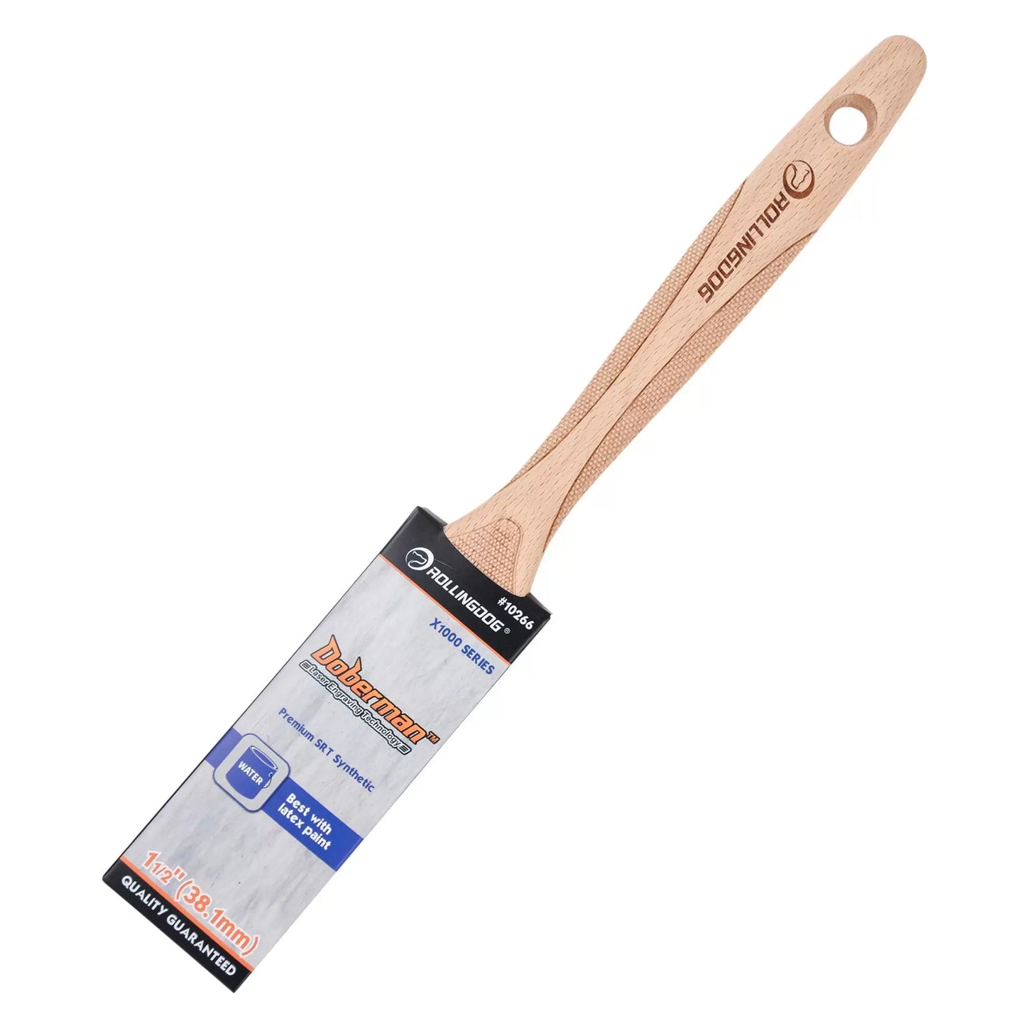Rollingdog - 08147 - ROLLINGDOG DOBERMAN™ X1000 Series Flat Paint Brush, 1.5"