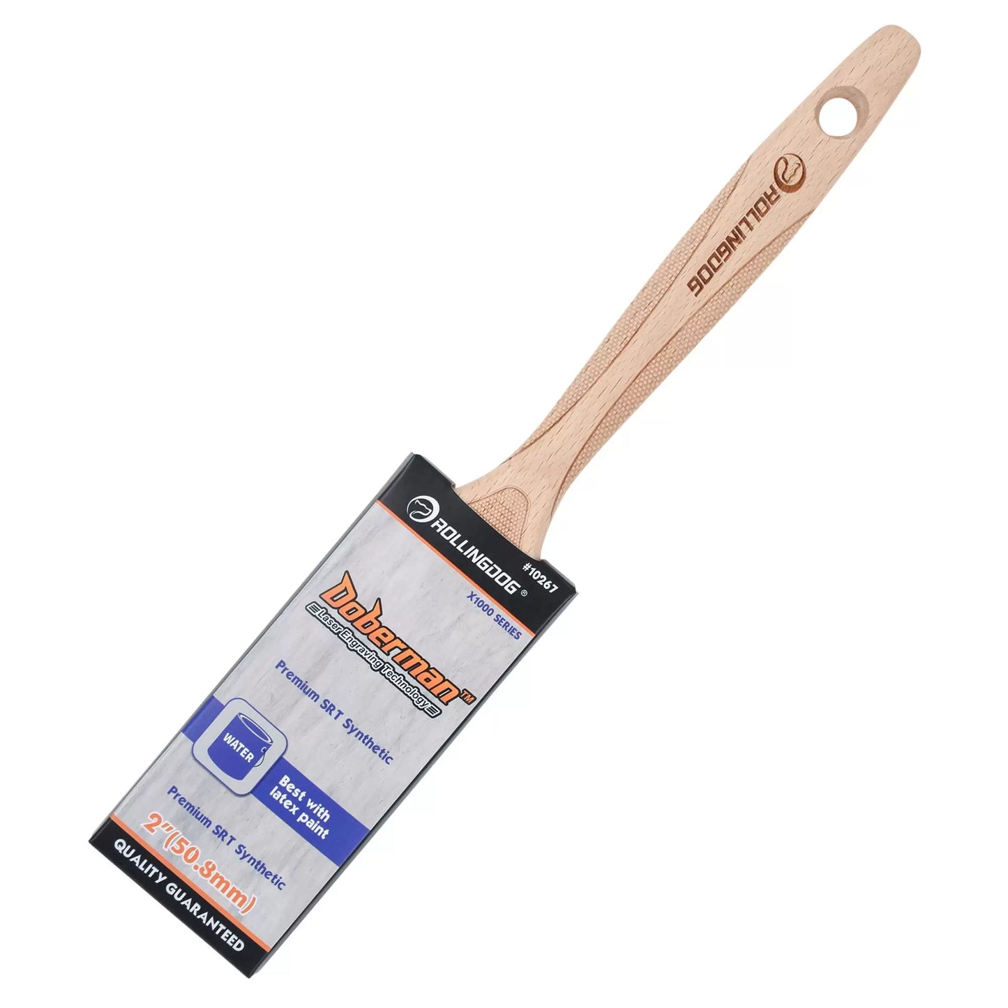 Rollingdog - 08148 - ROLLINGDOG DOBERMAN™ X1000 Series Flat Paint Brush, 2"