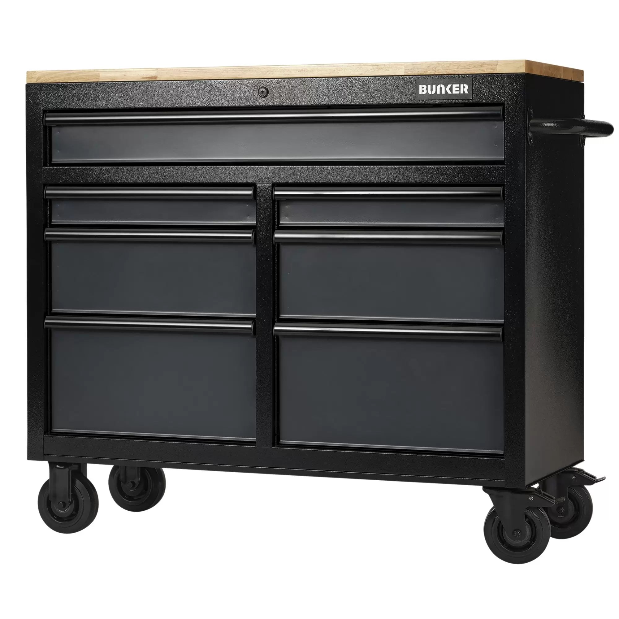 Draper Tools - 08216 - 41" 7 DRAWER TROLLEY GREY