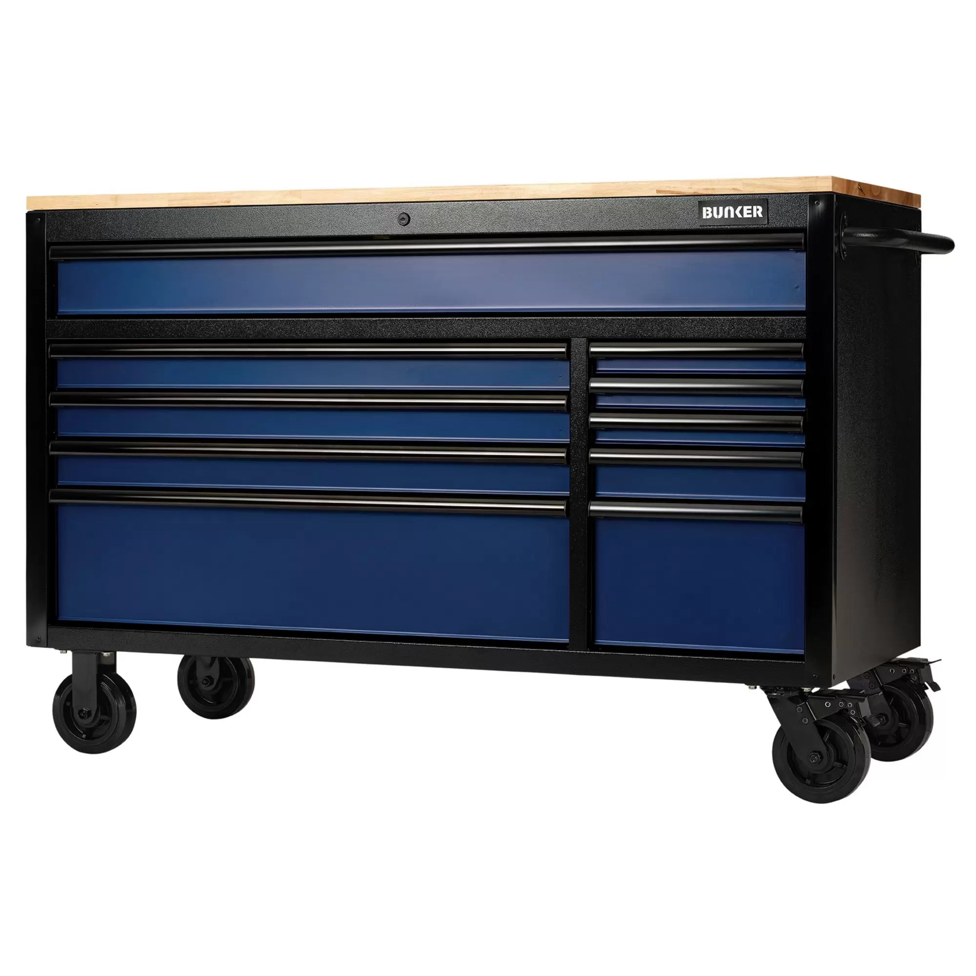 Draper Tools - 08237 - 56" 10 DRAWER TROLLEY BLUE