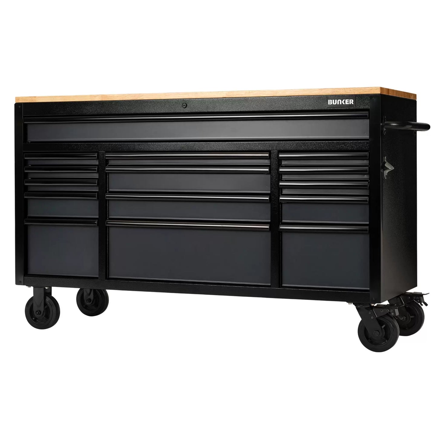 Draper Tools - 08238 - 61" 15 DRAWER TROLLEY GREY