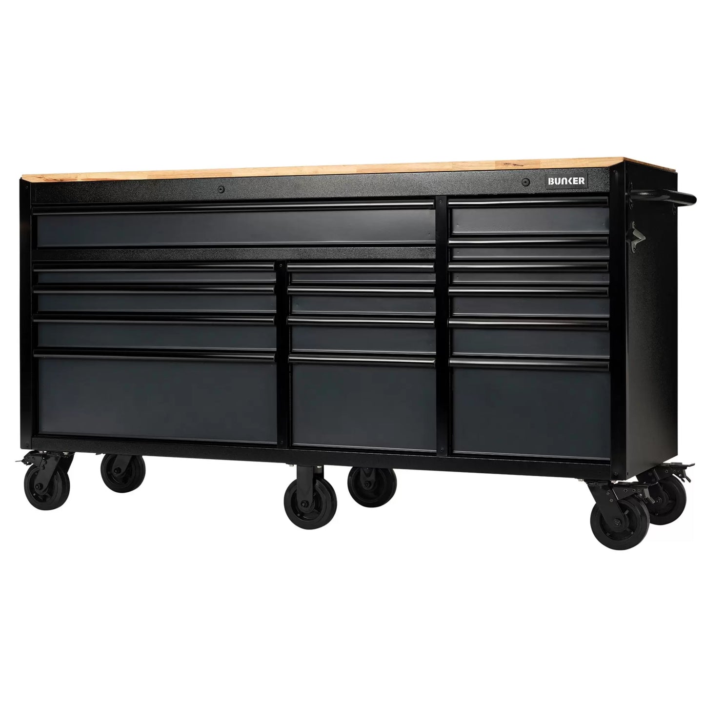 Draper Tools - 08241 - 72" 15 DRAWER TROLLEY GREY