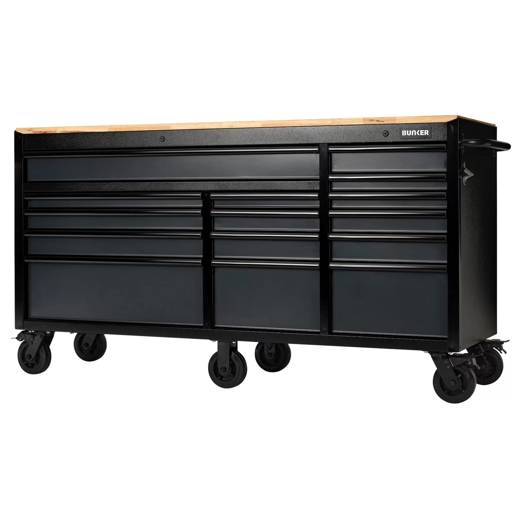 Draper Tools - 08241 - 72" 15 DRAWER TROLLEY GREY