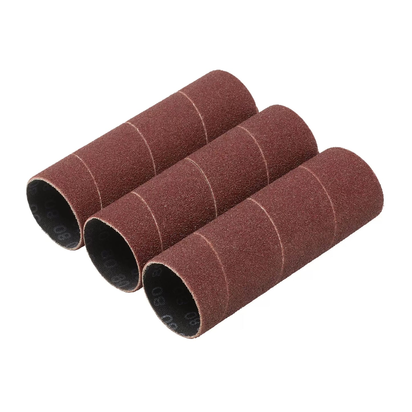 Draper Tools - 08404 - Aluminium Oxide Sanding Sleeves, 38 x 115mm, 80 Grit (Pack of 3)