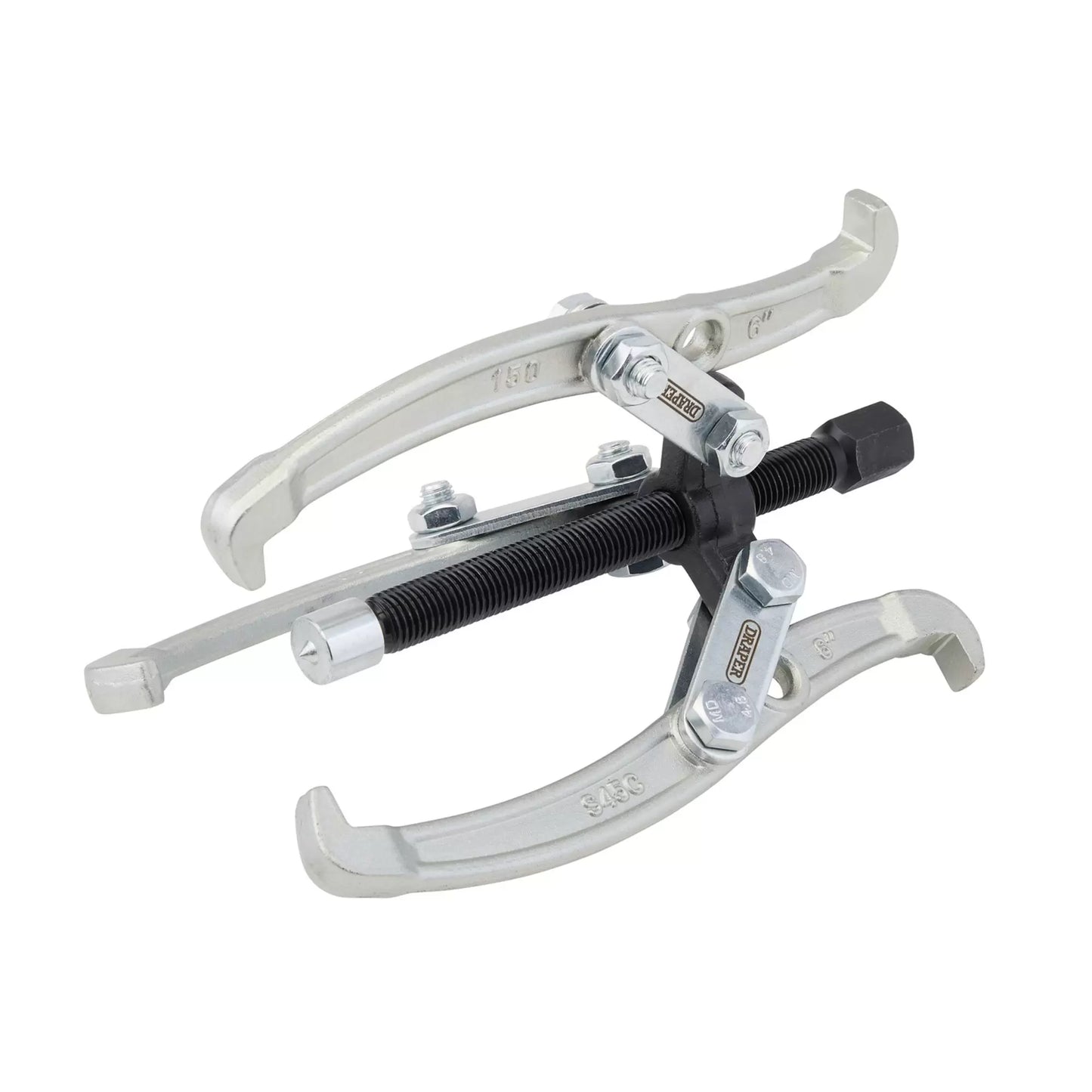 Draper Tools - 08442 - Triple Leg Reversible Puller, 120mm Reach x 150mm Spread