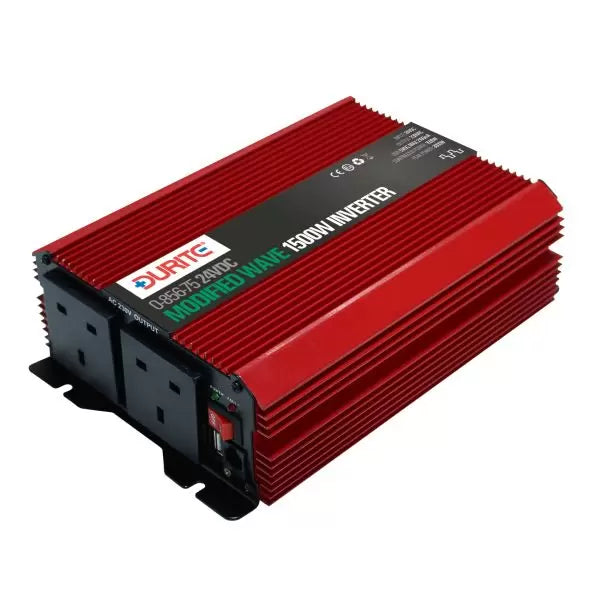 Durite 0-856-75 - Inverter Modified Wave 24volts DC to 230 volts AC 1500 watt Bx1