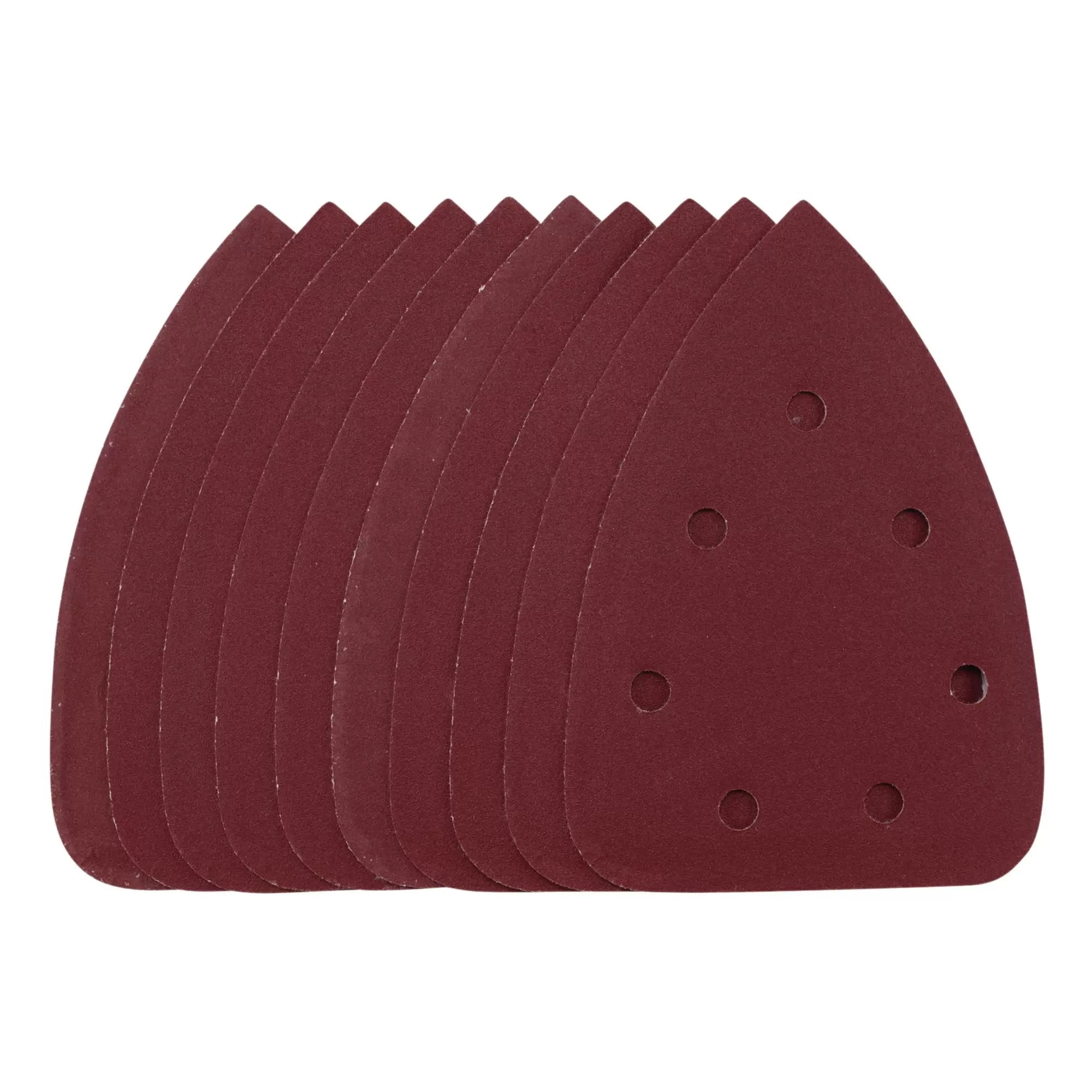 Draper Tools - 08625 - Detail Sanding Sheets with Hook and Loop, 140mm, 240 Grit, SSD6 (Pack of 10)