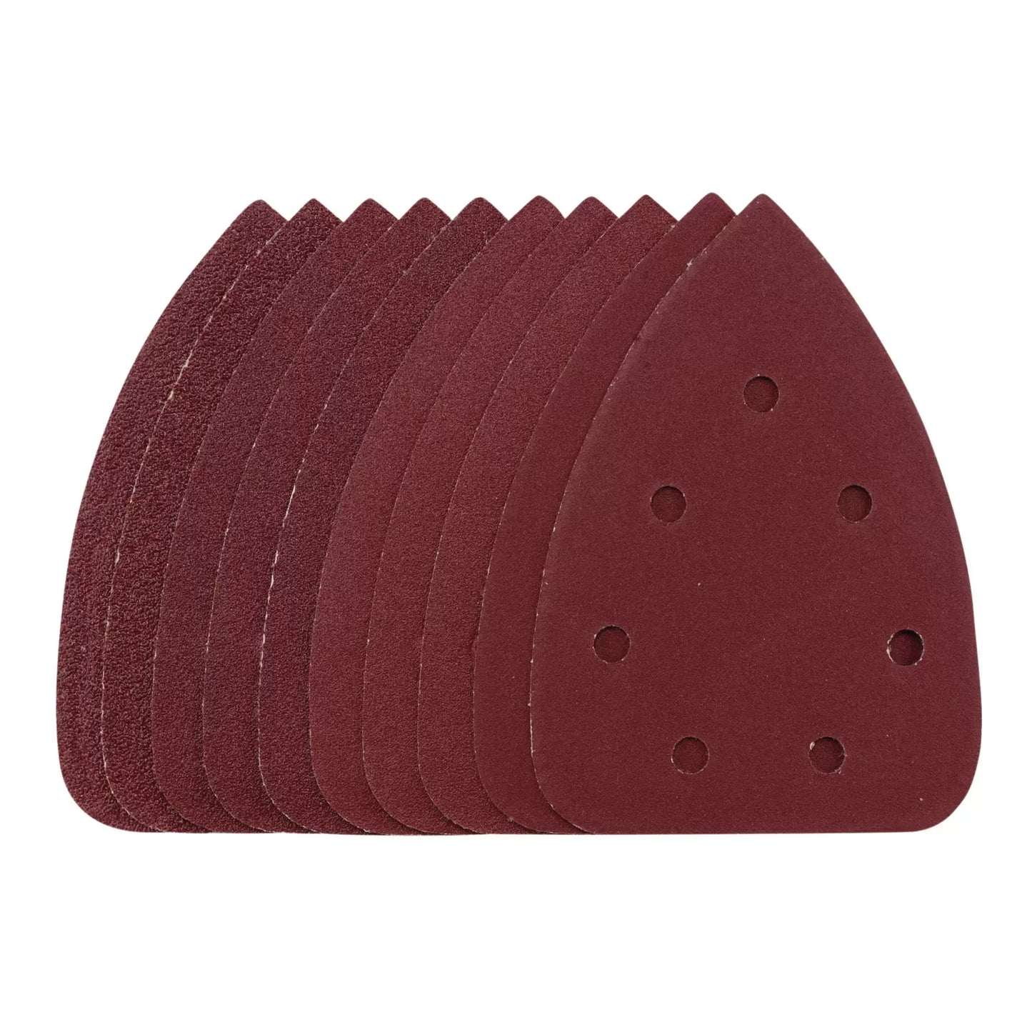 Draper Tools - 08626 - Detail Sanding Sheets with Hook and Loop, 140mm, Assorted Grit, SSD6 (Pack of 10)