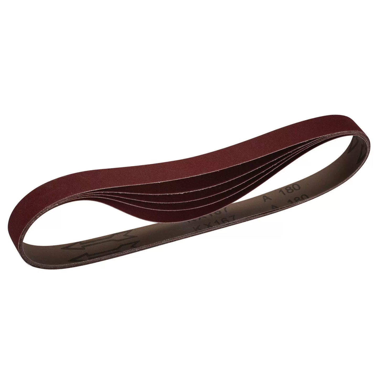 Draper Tools - 08694 - Cloth Sanding Belt, 25 x 762mm, 40 Grit (Pack of 5)