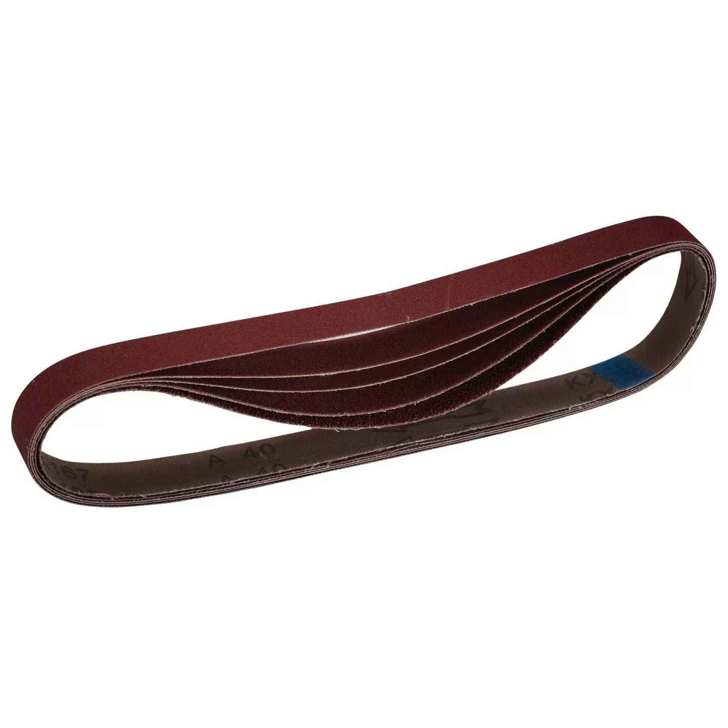 Draper Tools - 08702 - Cloth Sanding Belt, 25 x 762mm, Assorted Grit (Pack of 5)